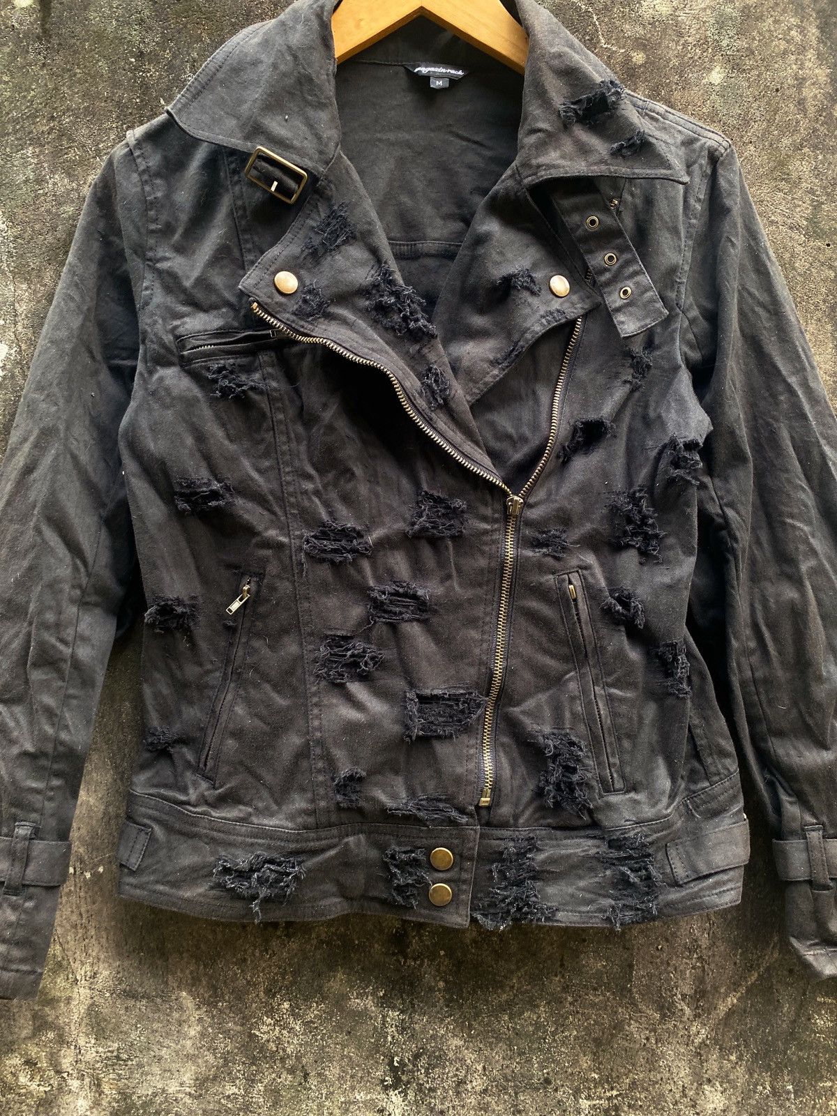 14th Addiction × If Six Was Nine × Yasuyuki Ishii MagazinRack Distressed Punk Asymmetrical Ramones jacket Size US M / EU 48-50 / 2 - 2 Thumbnail
