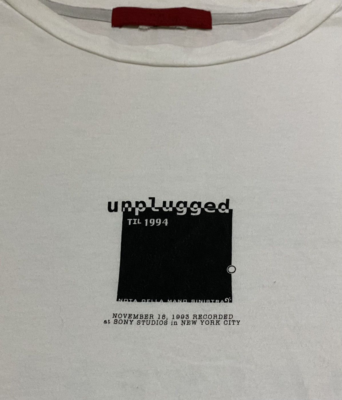 Japanese Brand Nota della mano sinistra Japan Unplugged 1993 cobain Size US M / EU 48-50 / 2 - 5 Thumbnail