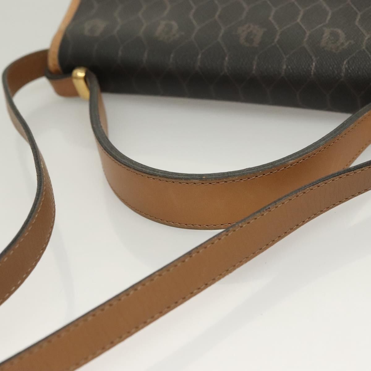 Dior DIOR Honeycomb Canvas Hand Bag Pvc Black Gold Size ONE SIZE - 7 Thumbnail