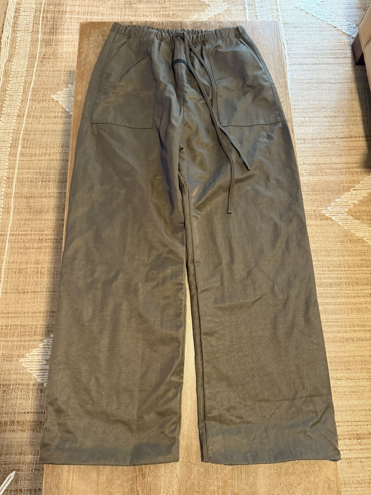 Fear of God Essentials Brown Nylon Pants L Size US 34 / EU 50 - 1 Thumbnail