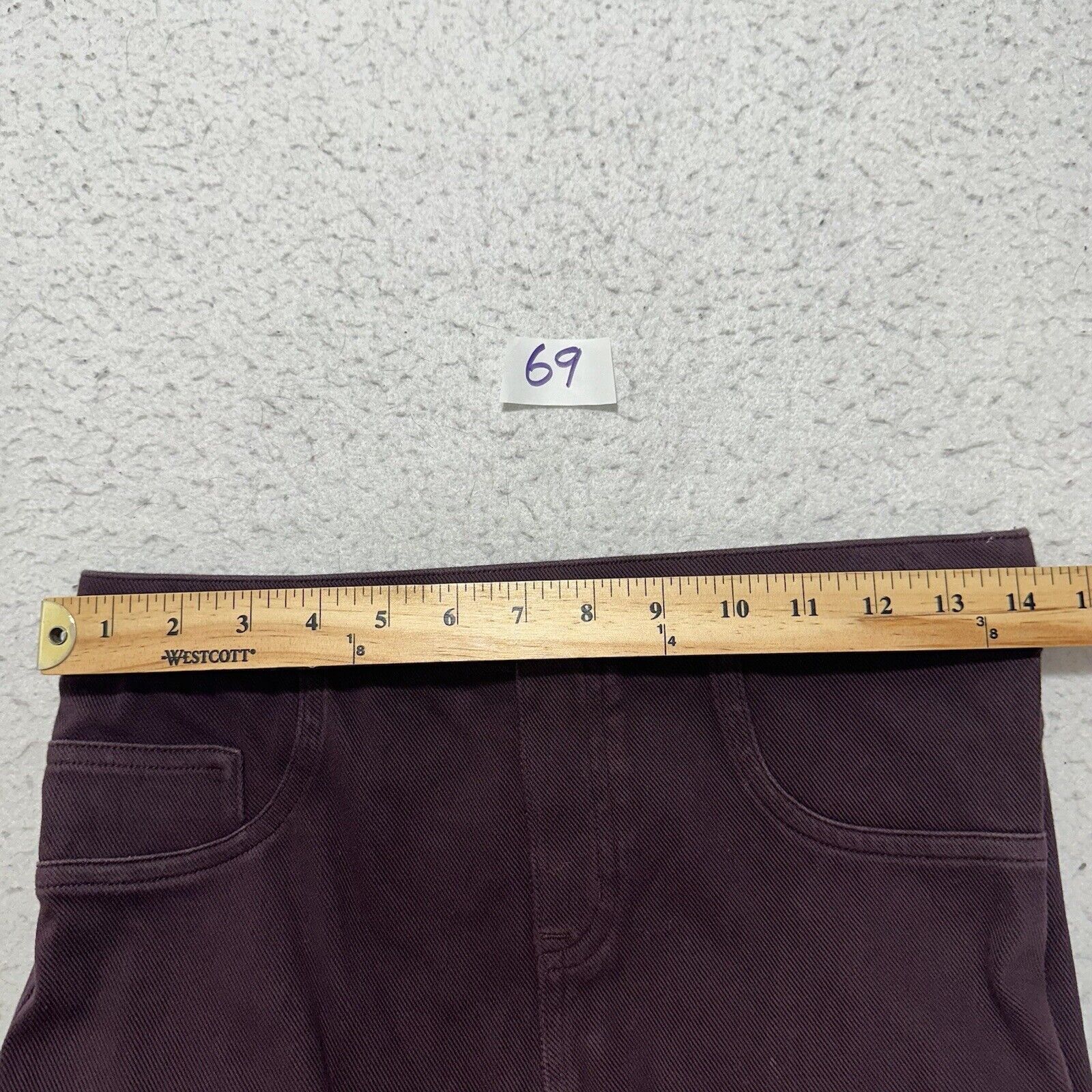 Spanx SPANX Medium Jegging Burgundy Purple Jeans 28" Inseam Size 32" / US 10 / IT 46 - 9 Thumbnail