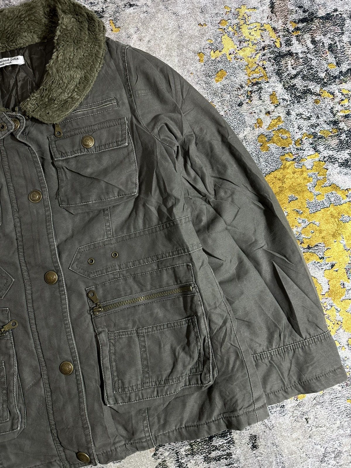 Beauty Beast FLIGHT JACKET STUDDED MULTI POCKET FUR OUR LEGACY STYLE Size US L / EU 52-54 / 3 - 4 Thumbnail