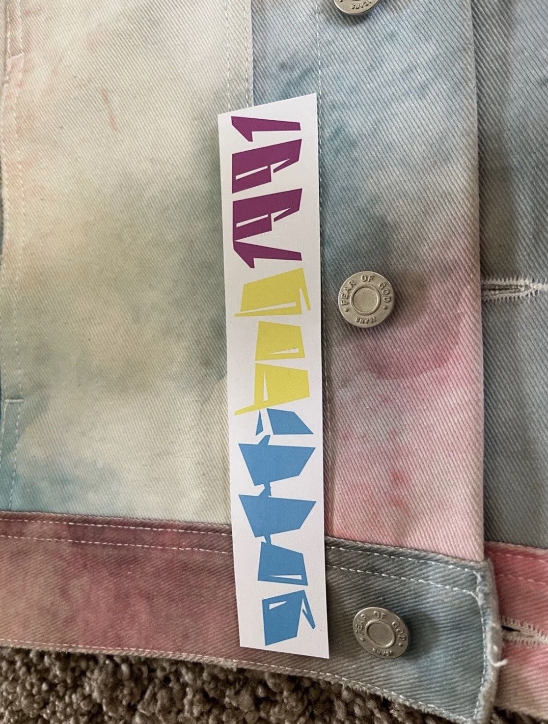 Fear of God Fear of God's Summer 2018 "Clouds" Drop Denim Jacket M 69 Size US M / EU 48-50 / 2 - 3 Thumbnail