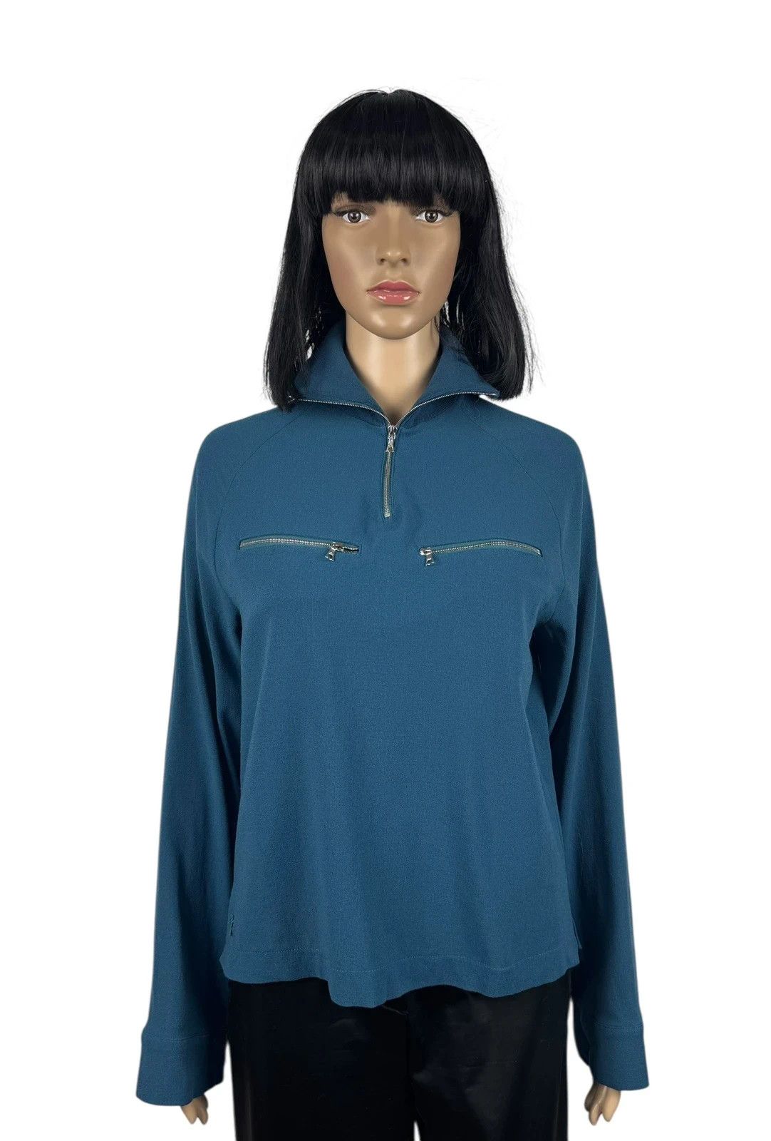 Lacoste Lacoste Wool Collared Jumper 1/4 Zip Women size 36 Size S / US 4 / IT 40 - 1 Thumbnail