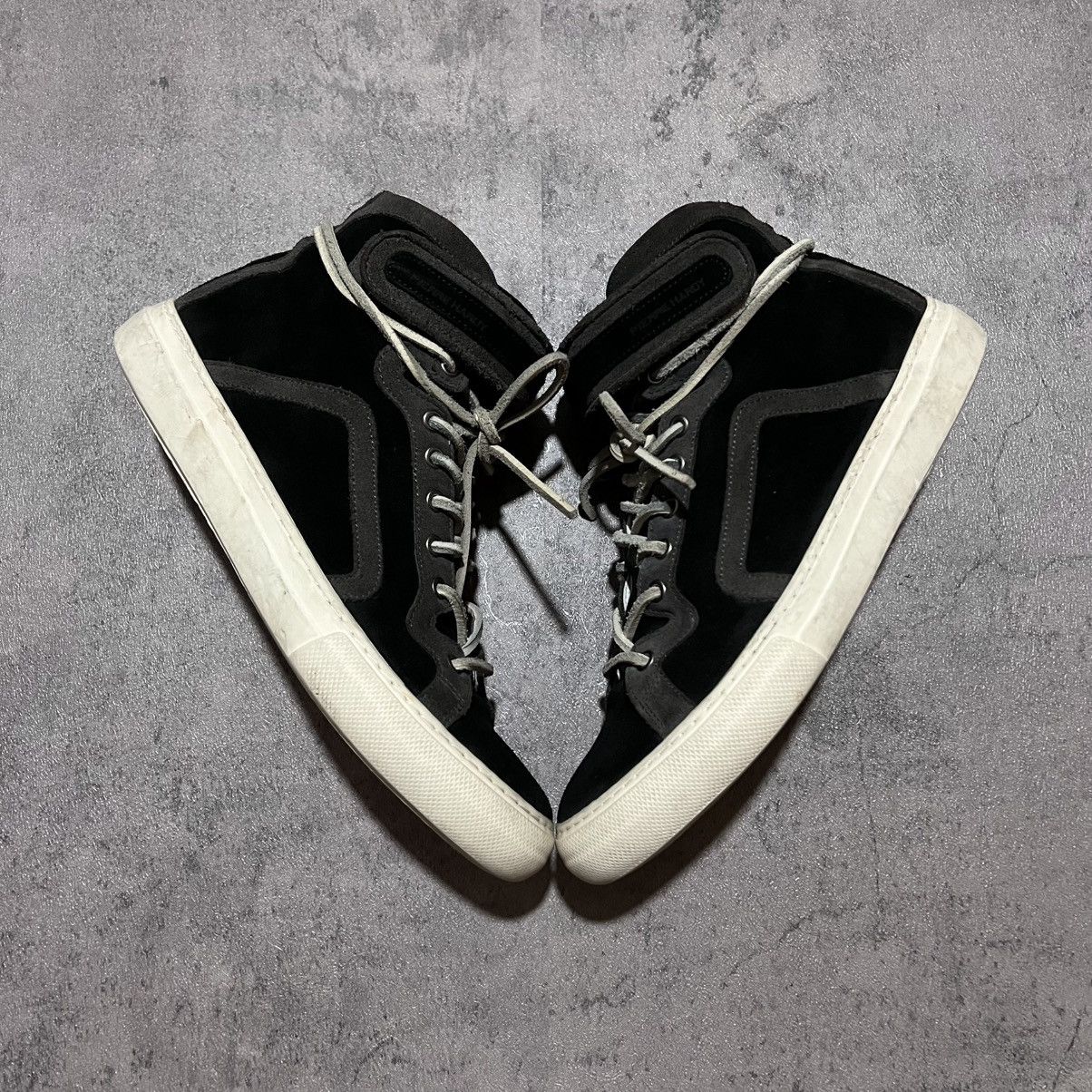 Pierre Hardy 101 Basket Hi Top Suede Sneaker Hedi Slimane