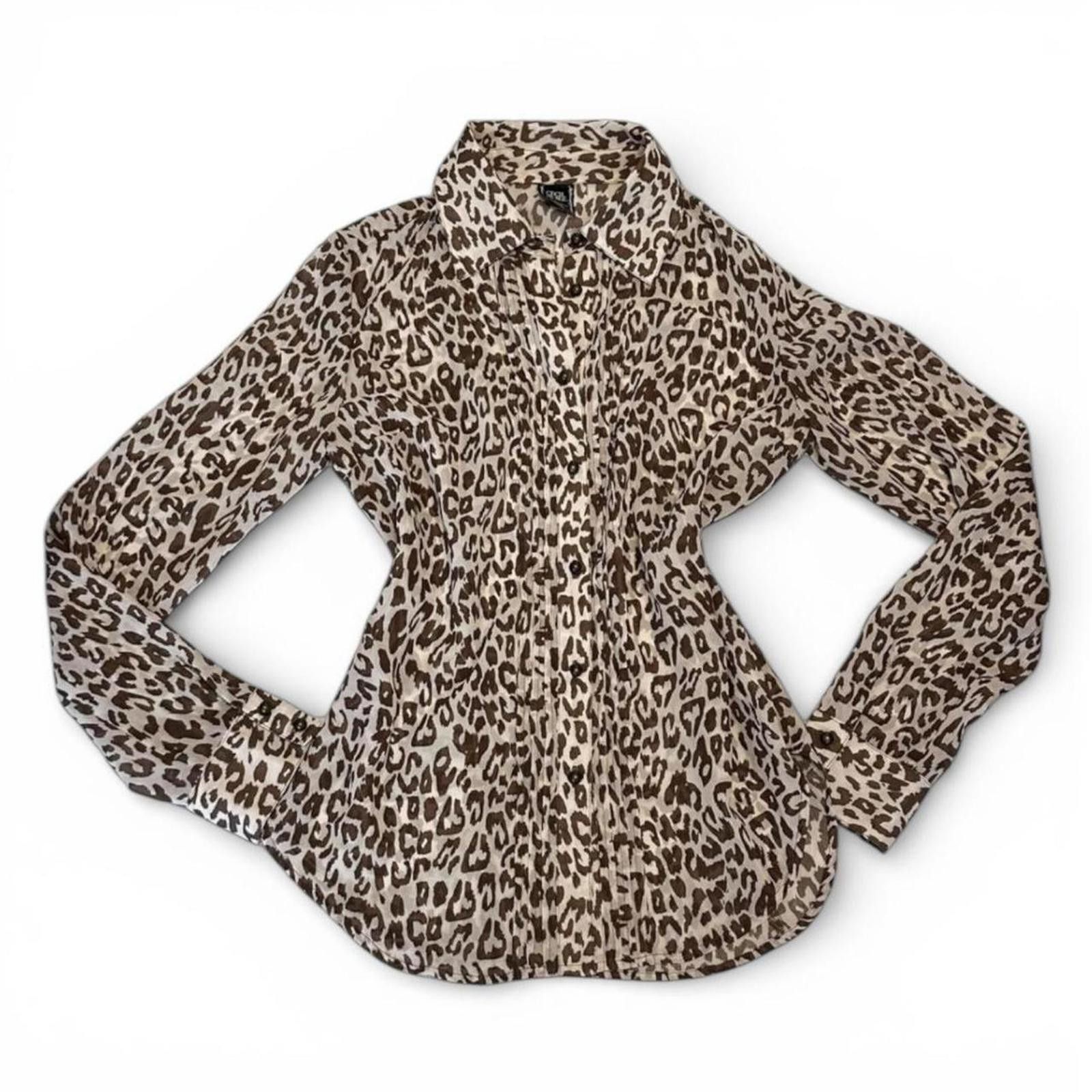 Other Grunge style leopard cheetah print blouse / shirts Size XS / US 0-2 / IT 36-38 - 1 Thumbnail