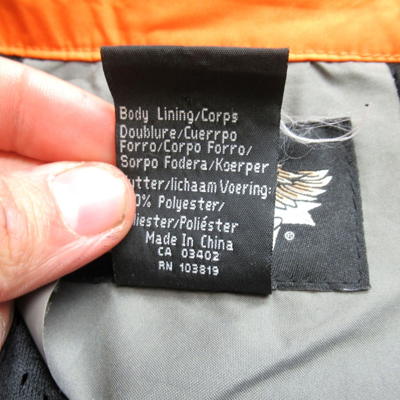 Harley Davidson Harley Davidson Jacket Men M Gray Full Zip Motorcycle Wind Rain Riding Pack Size US M / EU 48-50 / 2 - 5 Thumbnail