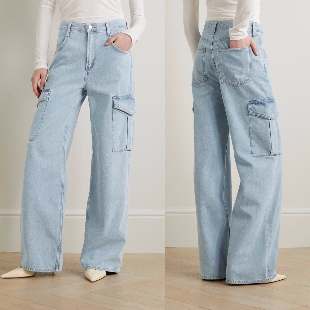 Agolde Agolde Minka Denim Cargo Pants Jeans Size 26 Size 26" / US 2 / IT 38 - 1 Thumbnail