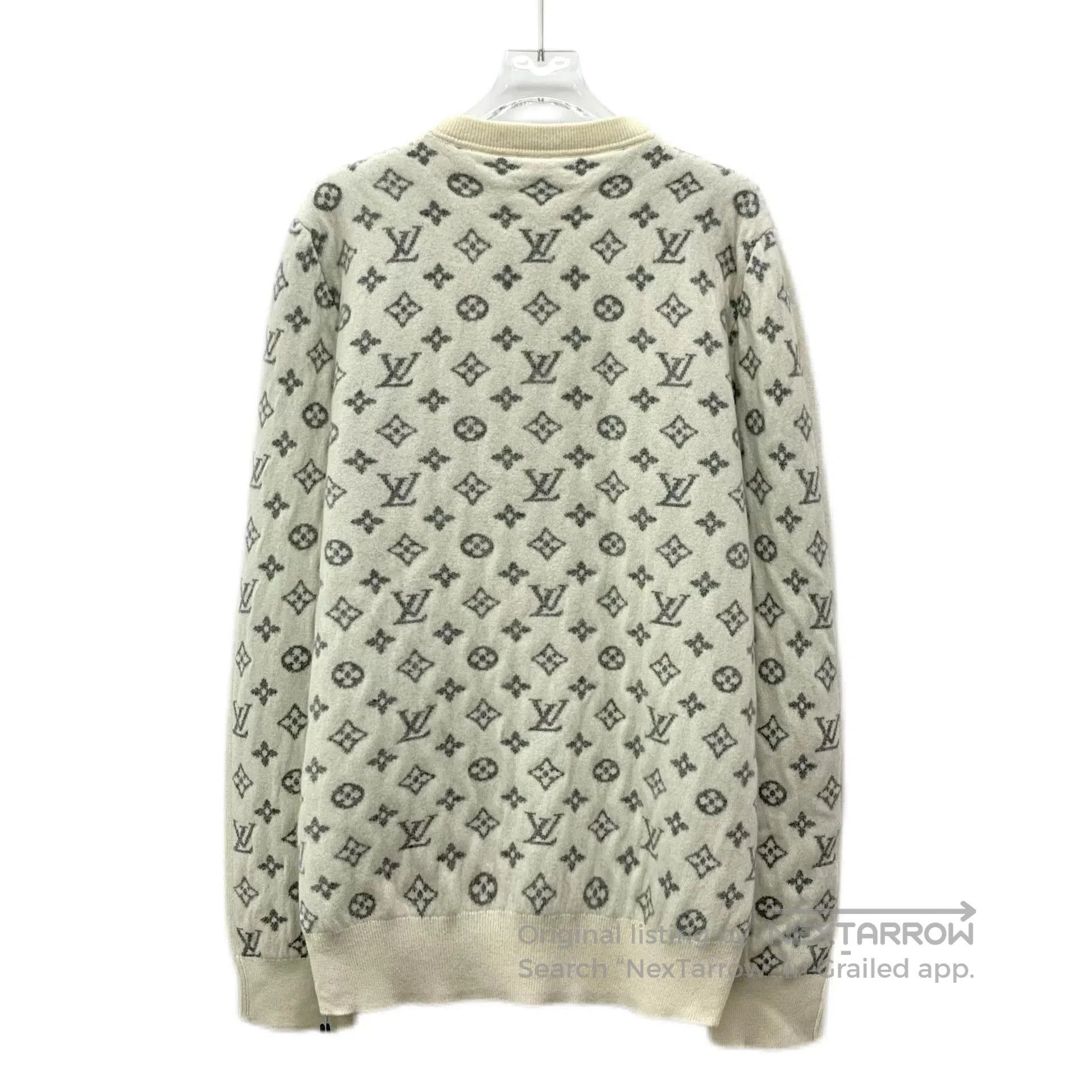 Louis Vuitton Louis Vuitton Beige Logo Crew Neck Sweater. Size US S / EU 44-46 / 1 - 2 Thumbnail