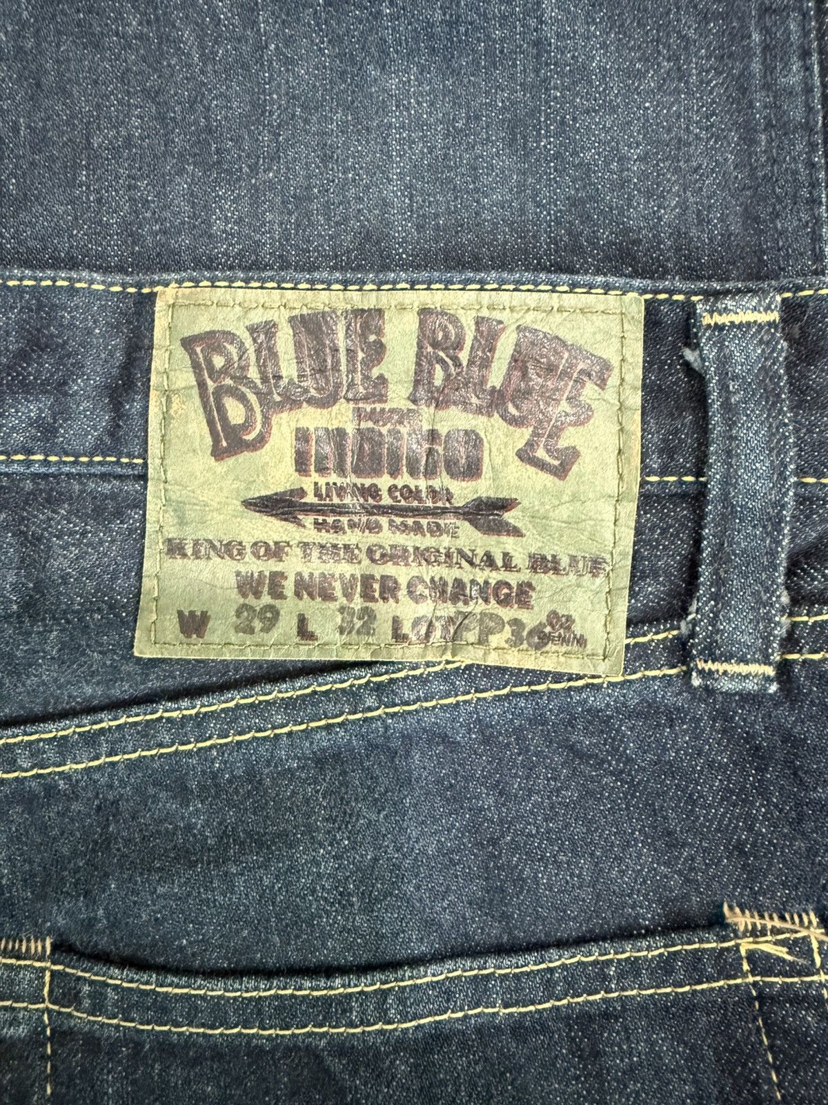 Blue Blue Japan BLUE BLUE JAPAN X HOLLYWOOD RANCH MARKET SLIM TYPE DENIM Size US 29 - 7 Thumbnail