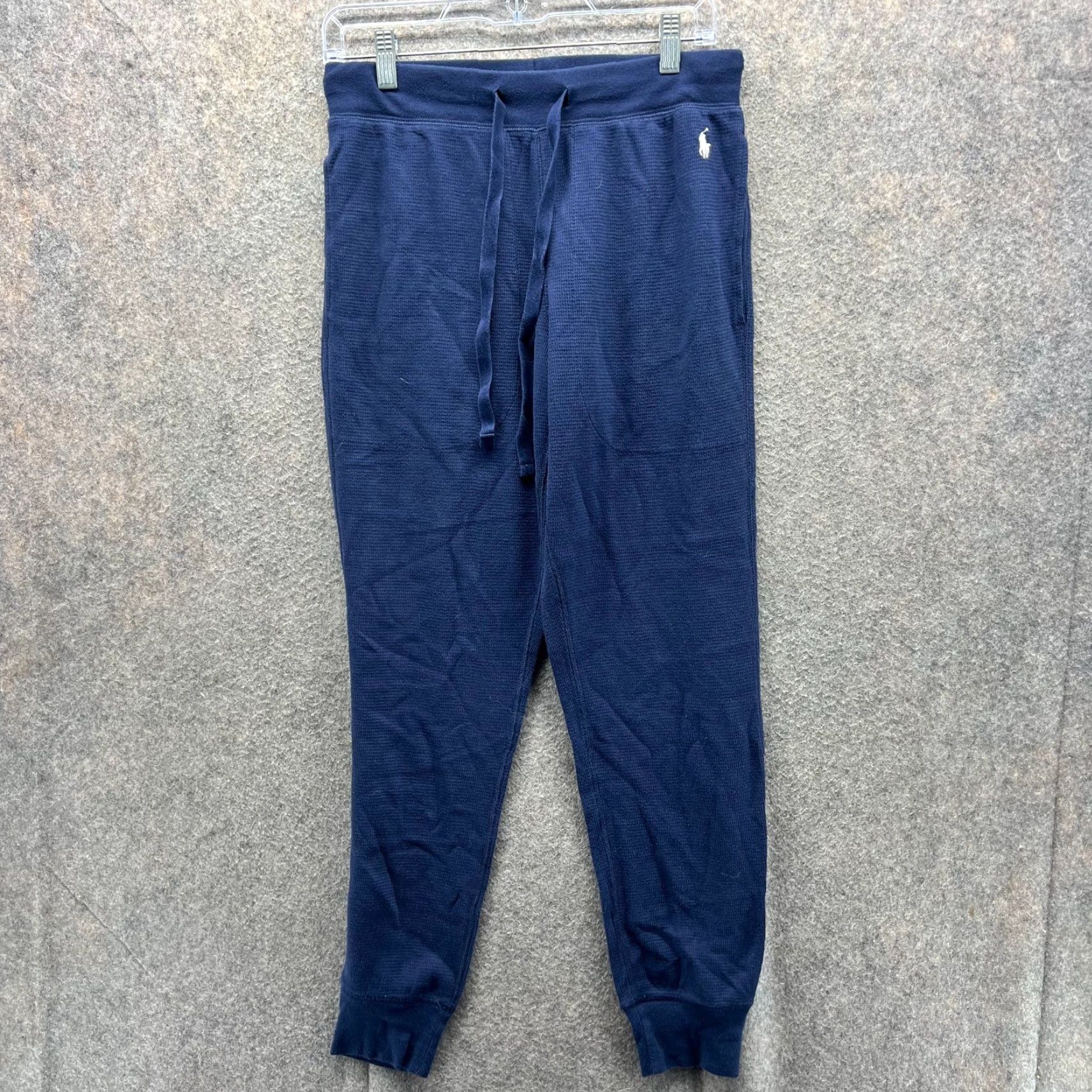Polo Ralph Lauren VINTAGE Polo Ralph Lauren Pajama Pants Men Adult Medium Blue Sleepwear Waffle Soft Pony Shirt/Pants Bottoms Size US M / EU 48-50 / 2 - 2 Thumbnail
