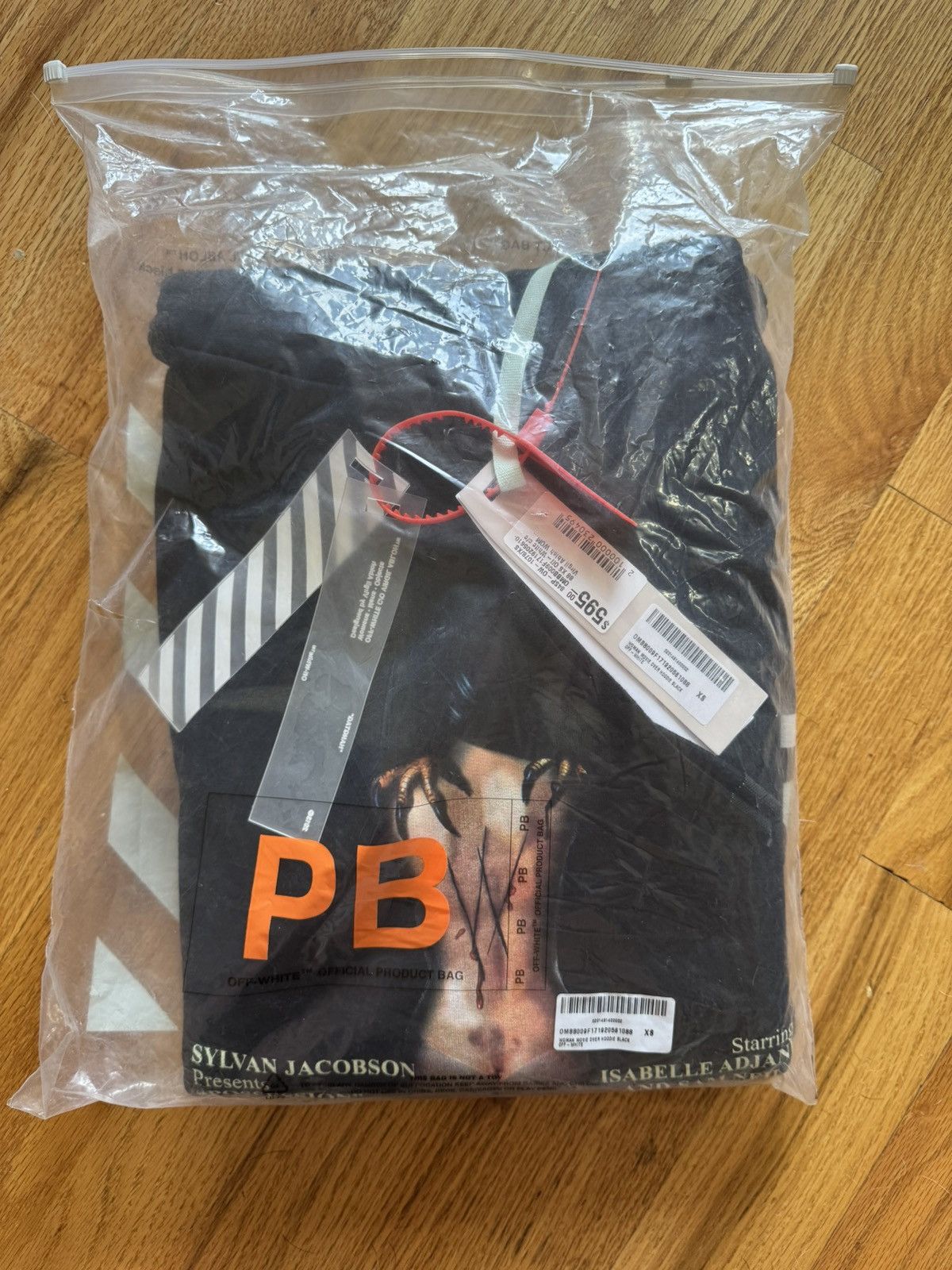 Off-White c/o VIRGIL ABLOH Black'Women Movie Over' Sweatshirt Size XS Size US XS / EU 42 / 0 - 7 Thumbnail