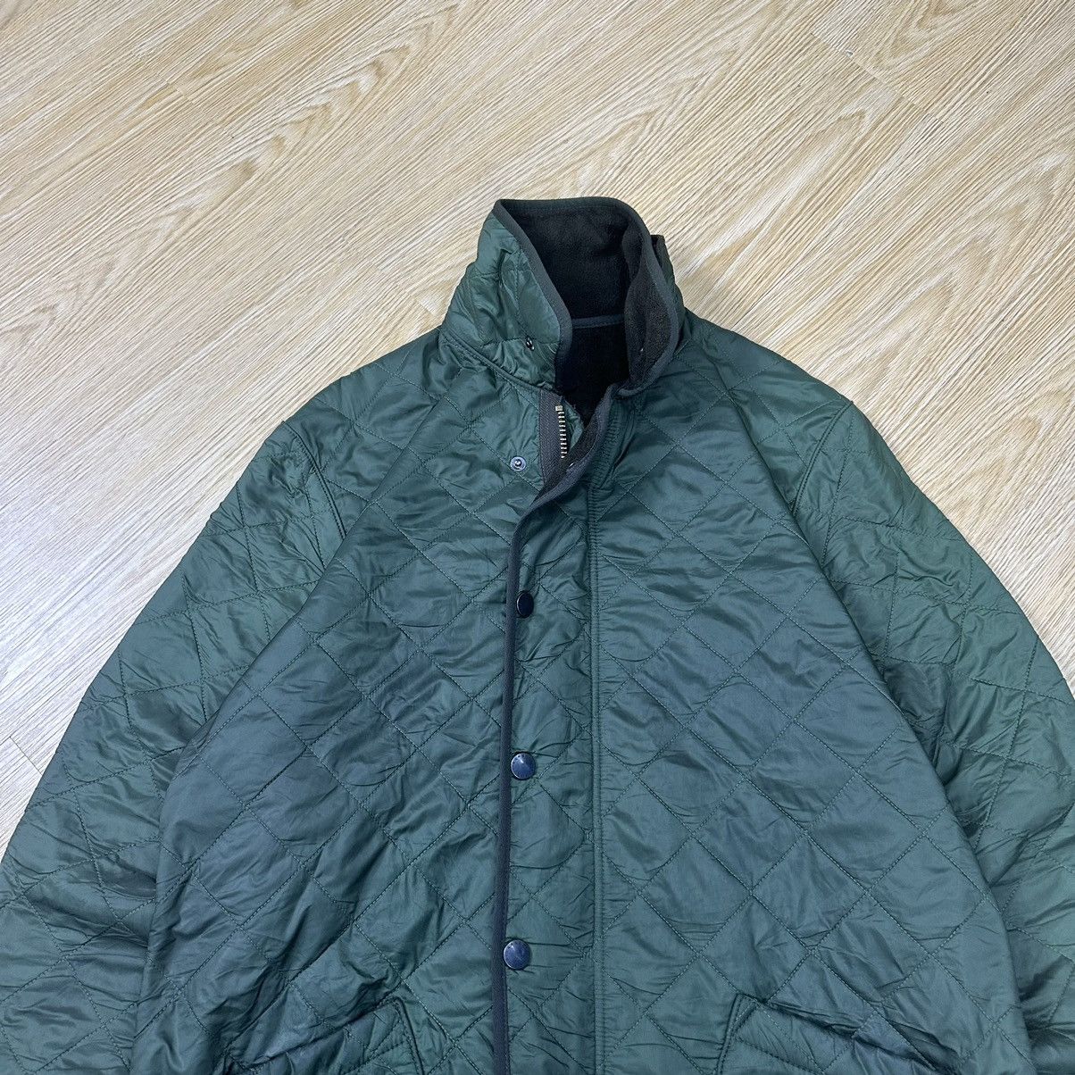 Barbour Vintage Barbour Polar Quilted Green Jacket Z183 Size US S / EU 44-46 / 1 - 3 Thumbnail