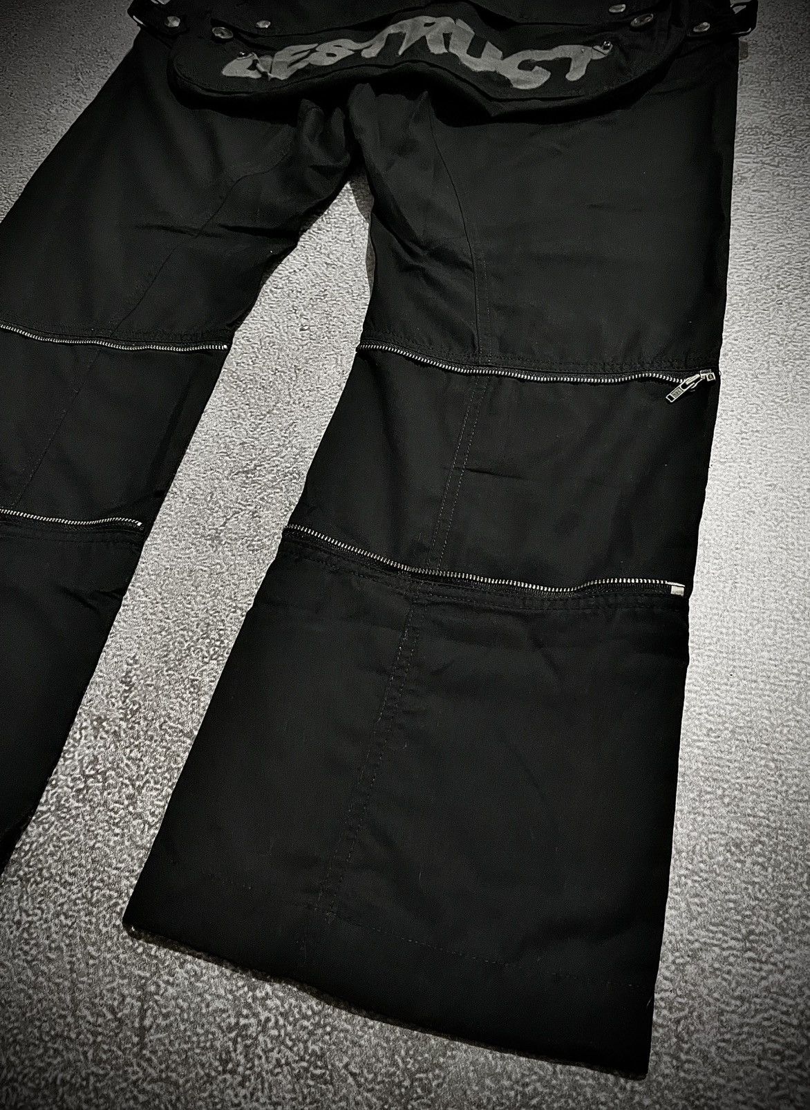 PPFM Rare PPFM Big Back Pocket Flared Punk Pants Size US 32 / EU 48 - 6 Thumbnail