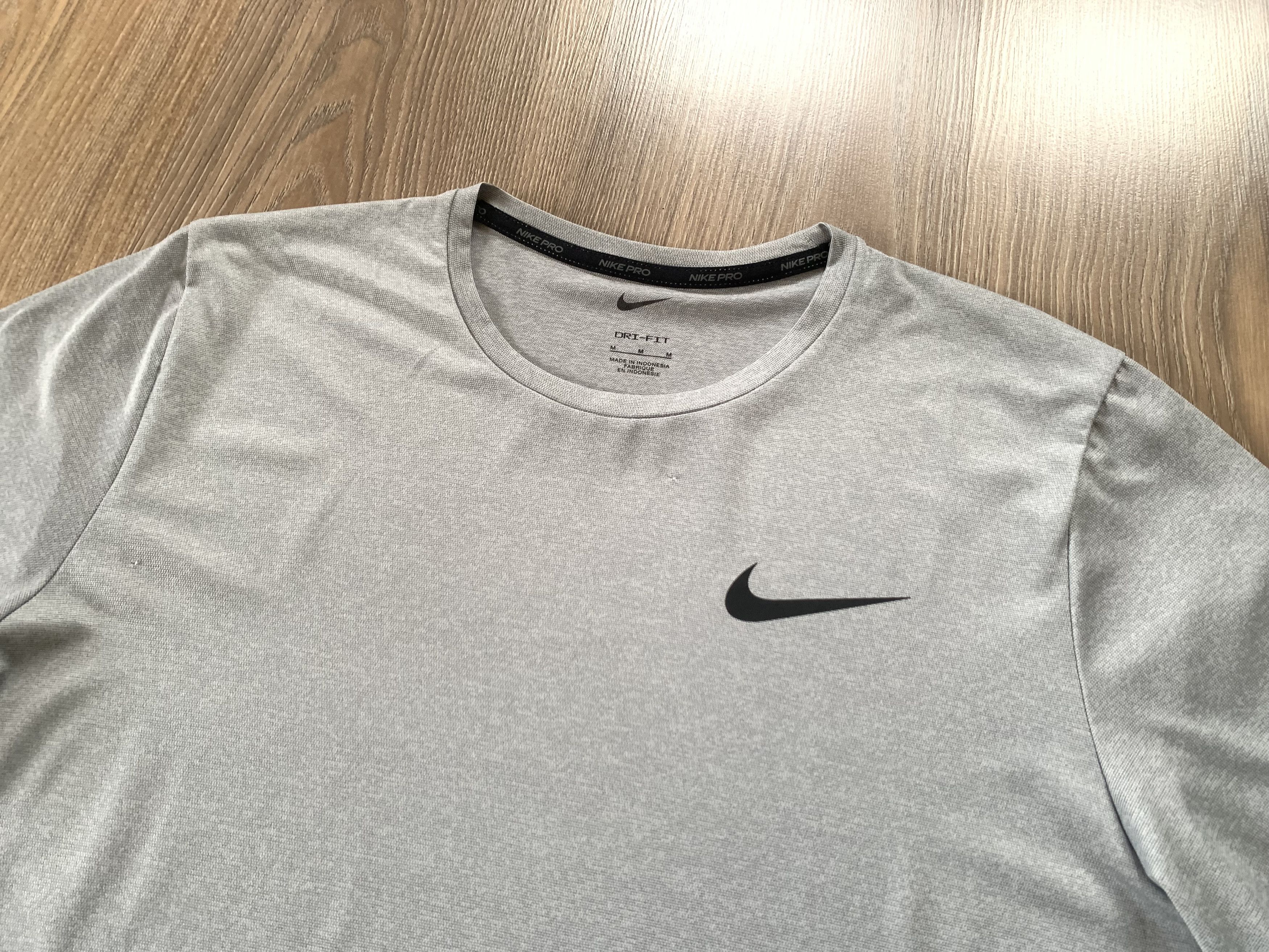 Nike Nike Pro Grey Training T Shirt Size US M / EU 48-50 / 2 - 4 Thumbnail