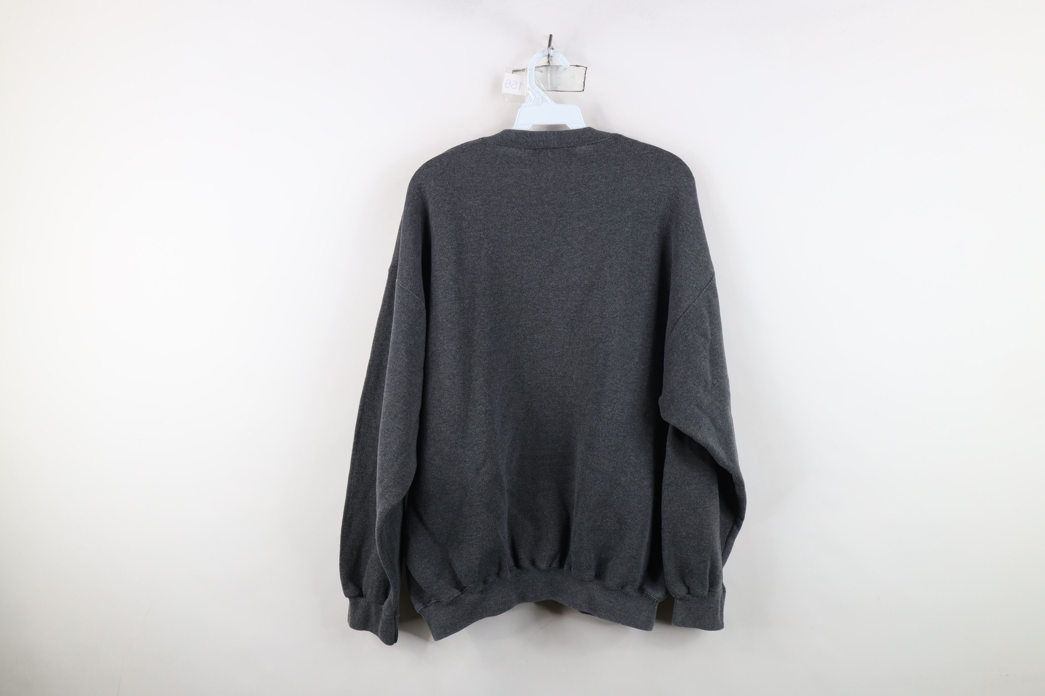 Vintage Vintage 90s Streetwear Heavy Crewneck Sweatshirt Gray USA Size US L / EU 52-54 / 3 - 11 Thumbnail