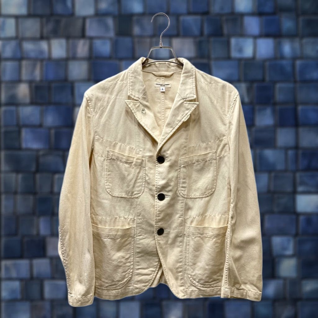 Engineered Garments ENGINEERED GARMENTS BEDFORD JACKET Blazer MEN Ivory Cotton S Used Jacket Casual Mens Size 36R - 1 Thumbnail