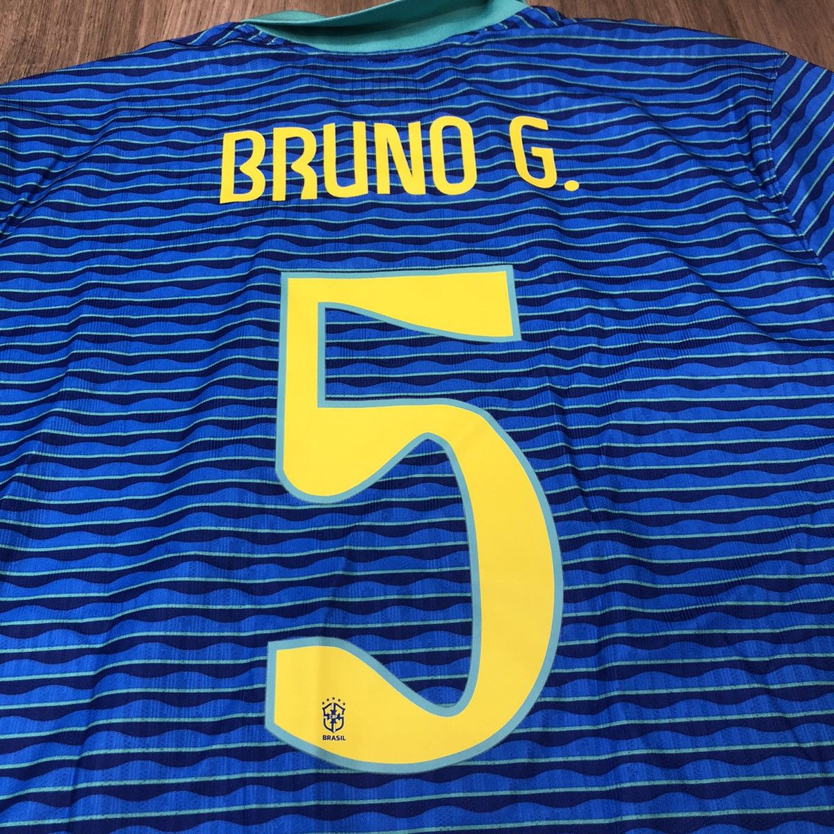 Nike Brazil 24/25 player issue away shirt #5 Bruno G. (Bnwt) Size US XL / EU 56 / 4 - 4 Thumbnail