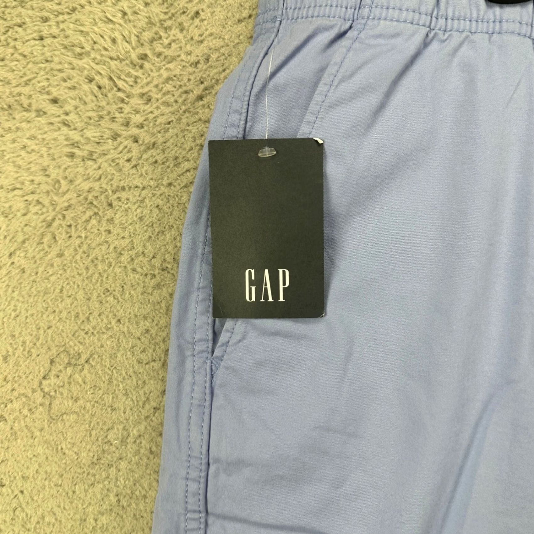 Gap Gap Mens Pull On Shorts 2XL Blue Drawstring Pocket Comfort Casual Size US 39 - 7 Thumbnail