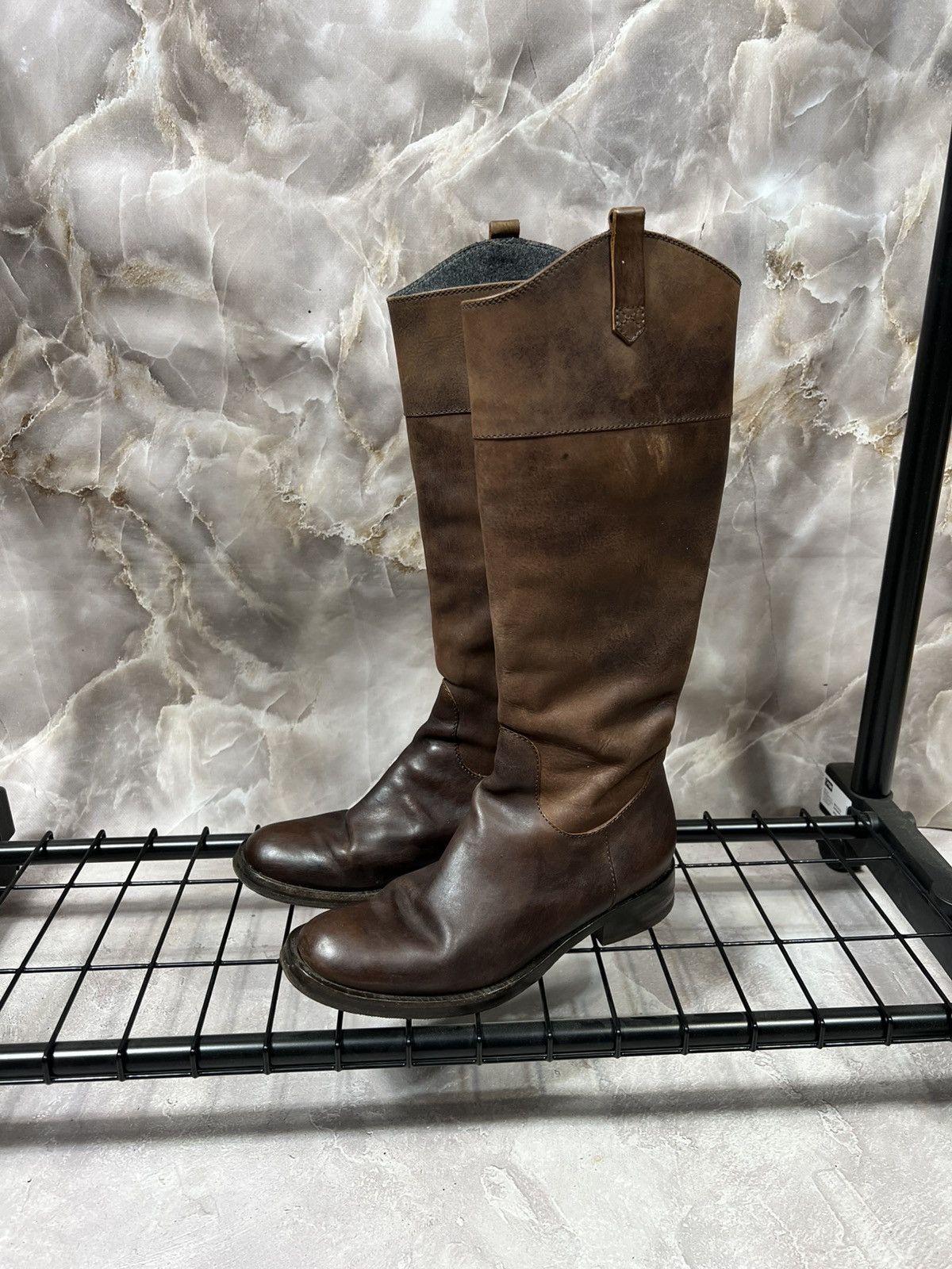 Brunello Cucinelli Vintage Brunello Cucinelli Leather Hight Boot Size US 7.5 / IT 37.5 - 1 Thumbnail