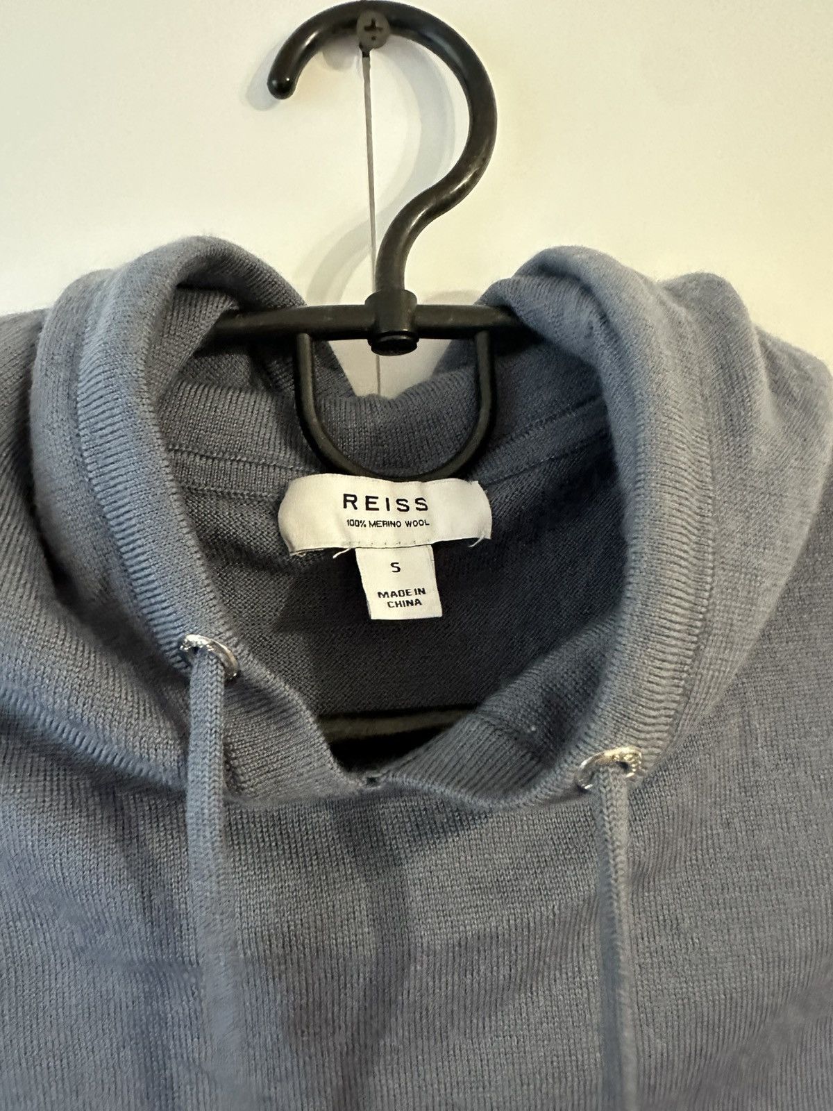 Reiss Reiss Merino Wool Drawstring Hoodie Size US S / EU 44-46 / 1 - 7 Thumbnail