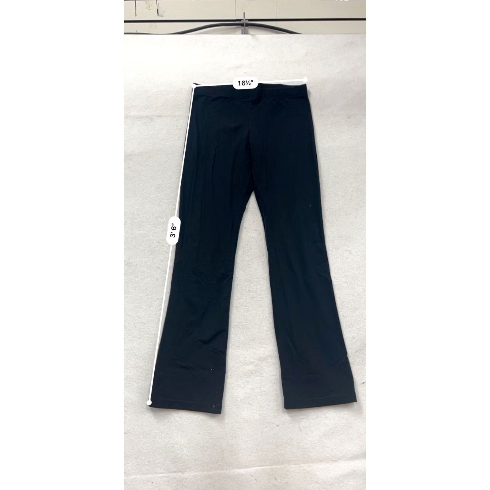 Gap Gap Black Nylon Spandex Yoga Pants XL Womens Regular Size Tights Activewear Size 40" / US 18 - 7 Thumbnail