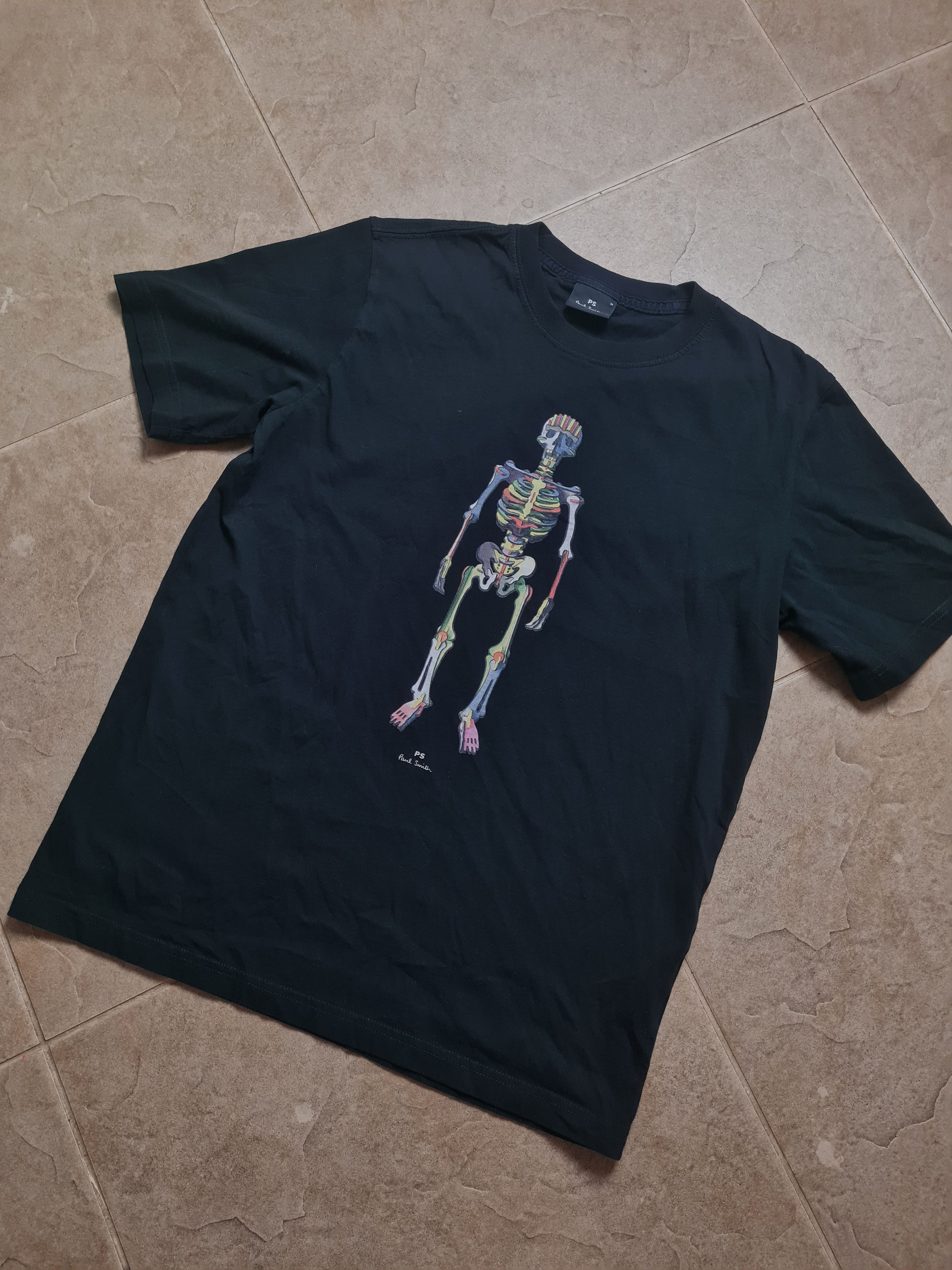 Paul Smith Paul Smith Men's Skeleton T-Shirt in Black Size M Size US M / EU 48-50 / 2 - 11 Thumbnail