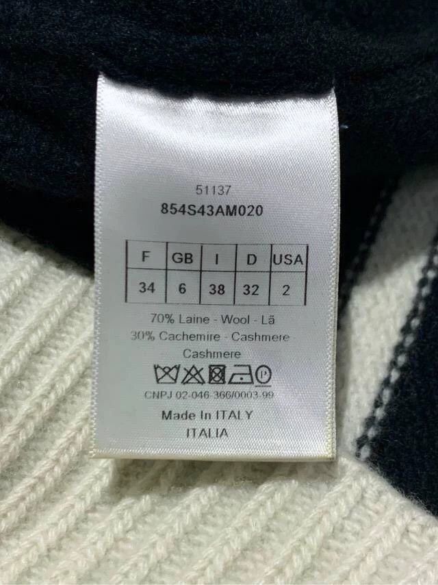Dior Dior Jadior Color Block Knit Sweater-2506 Size M / US 6-8 / IT 42-44 - 6 Thumbnail