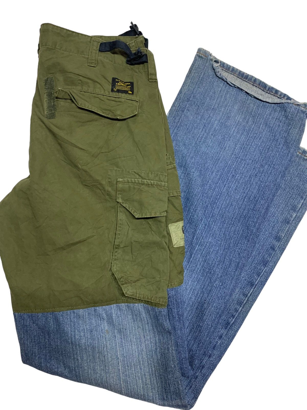 Bape Ape cargo customs jeans Size US 34 / EU 50 - 13 Thumbnail