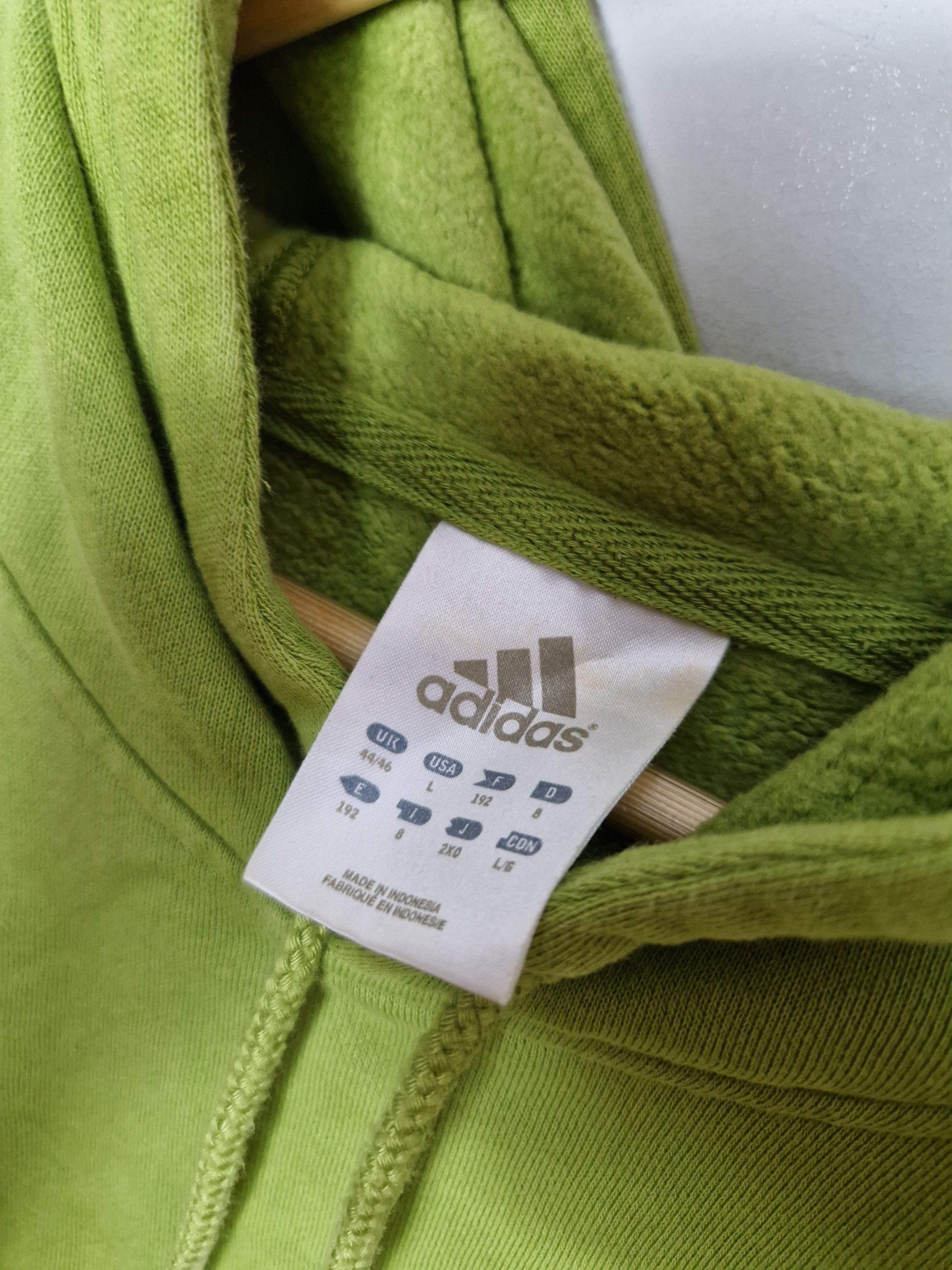 Adidas × Vintage Adidas vintage y2k green sweatshirt Size US L / EU 52-54 / 3 - 5 Thumbnail