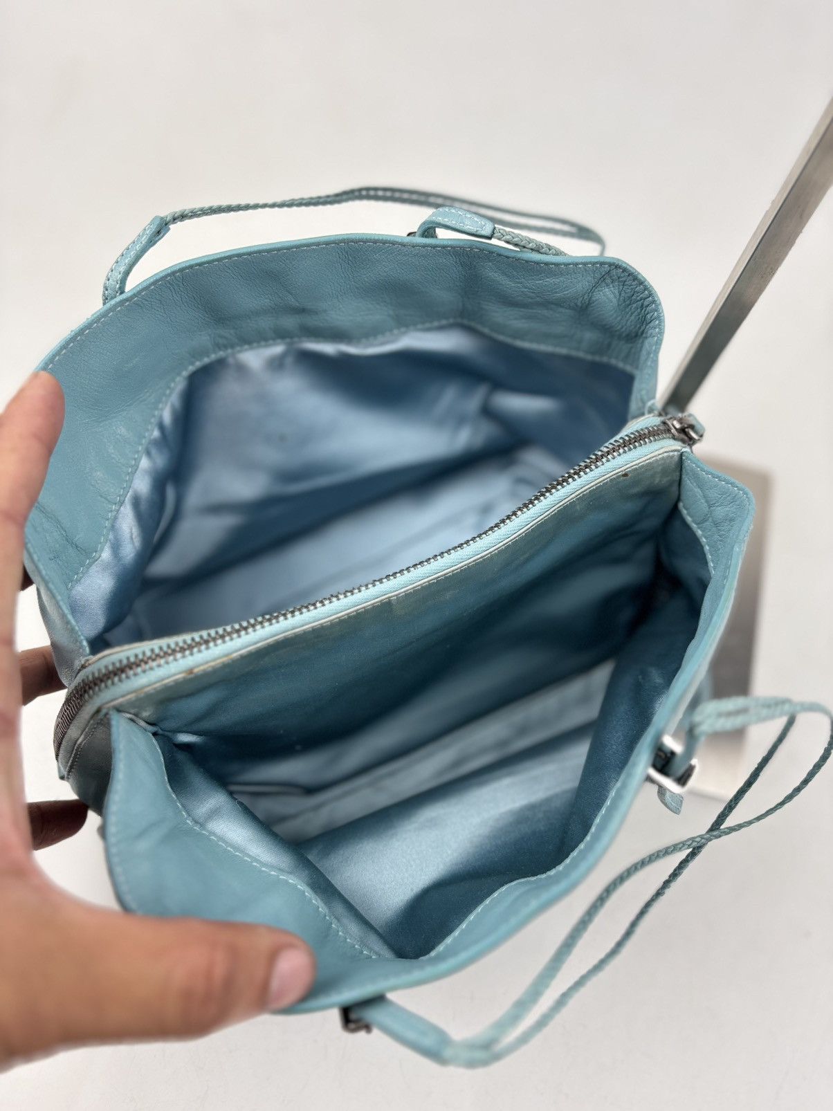 Jil Sander JIL SANDER Braided Handle Pochette Size ONE SIZE - 9 Thumbnail