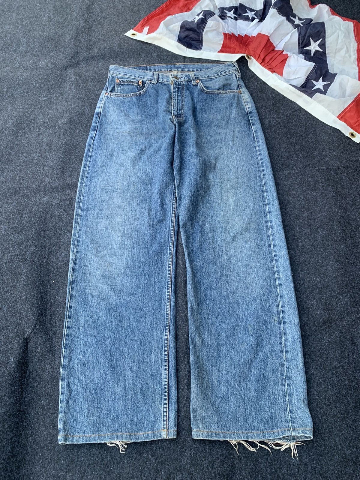 Levi's Vintage baggy Levi's 504 selvedge. Size US 32 / EU 48 - 1 Thumbnail