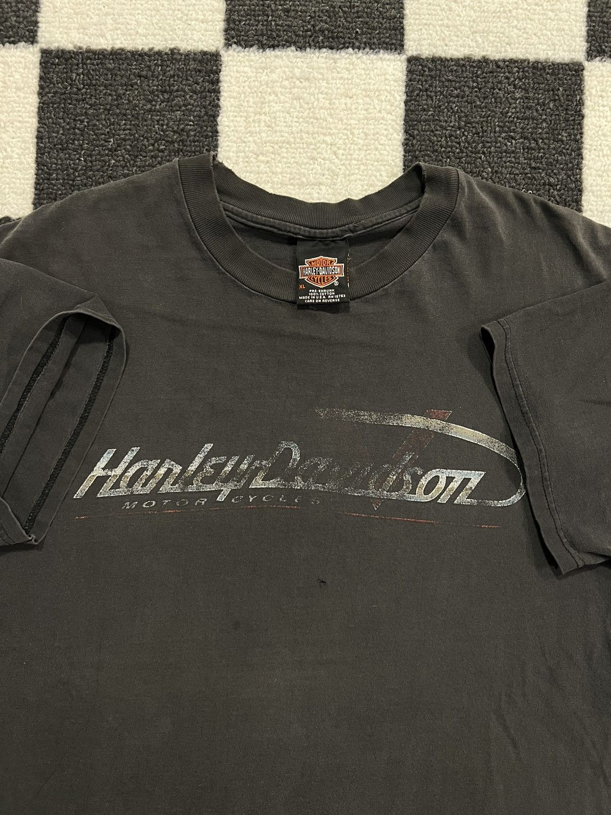Harley Davidson Vintage 90's Harley Davidson Chrome Georgia Tee Size US XL / EU 56 / 4 - 2 Thumbnail