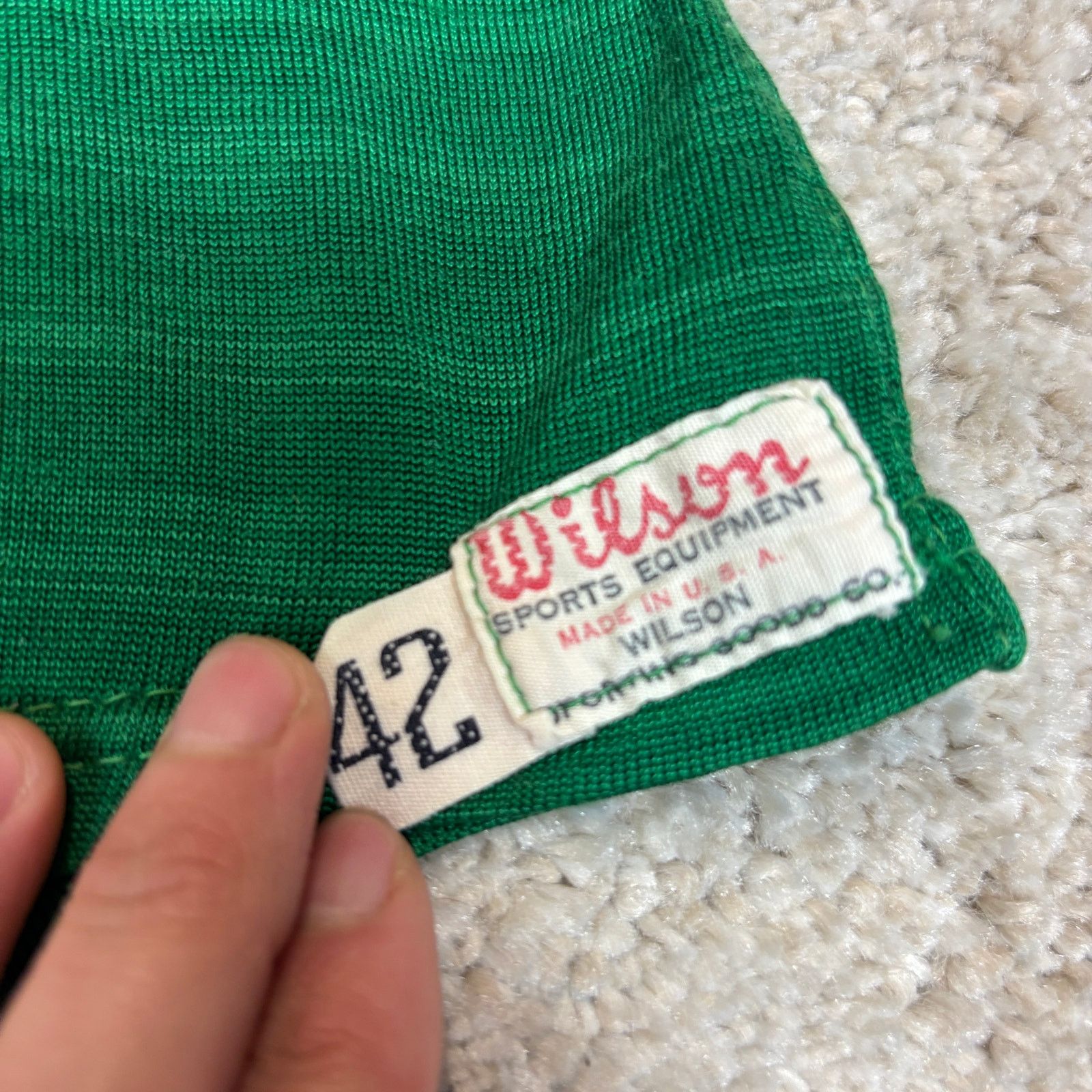 Vintage True Vintage 40s 50s Wilson #24 Basketball Jersey Men's 42 Size US XS / EU 42 / 0 - 3 Thumbnail