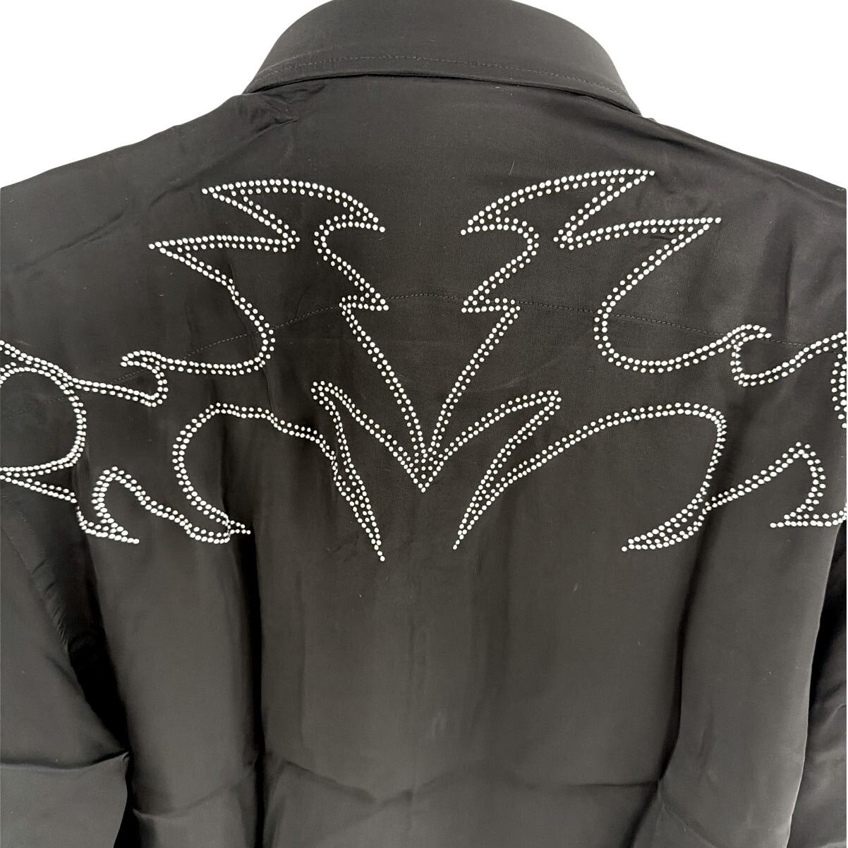 Philipp Plein Philipp Plein Men's Black Embellished Texas Shirt Size XXL Size US XXL / EU 58 / 5 - 8 Thumbnail