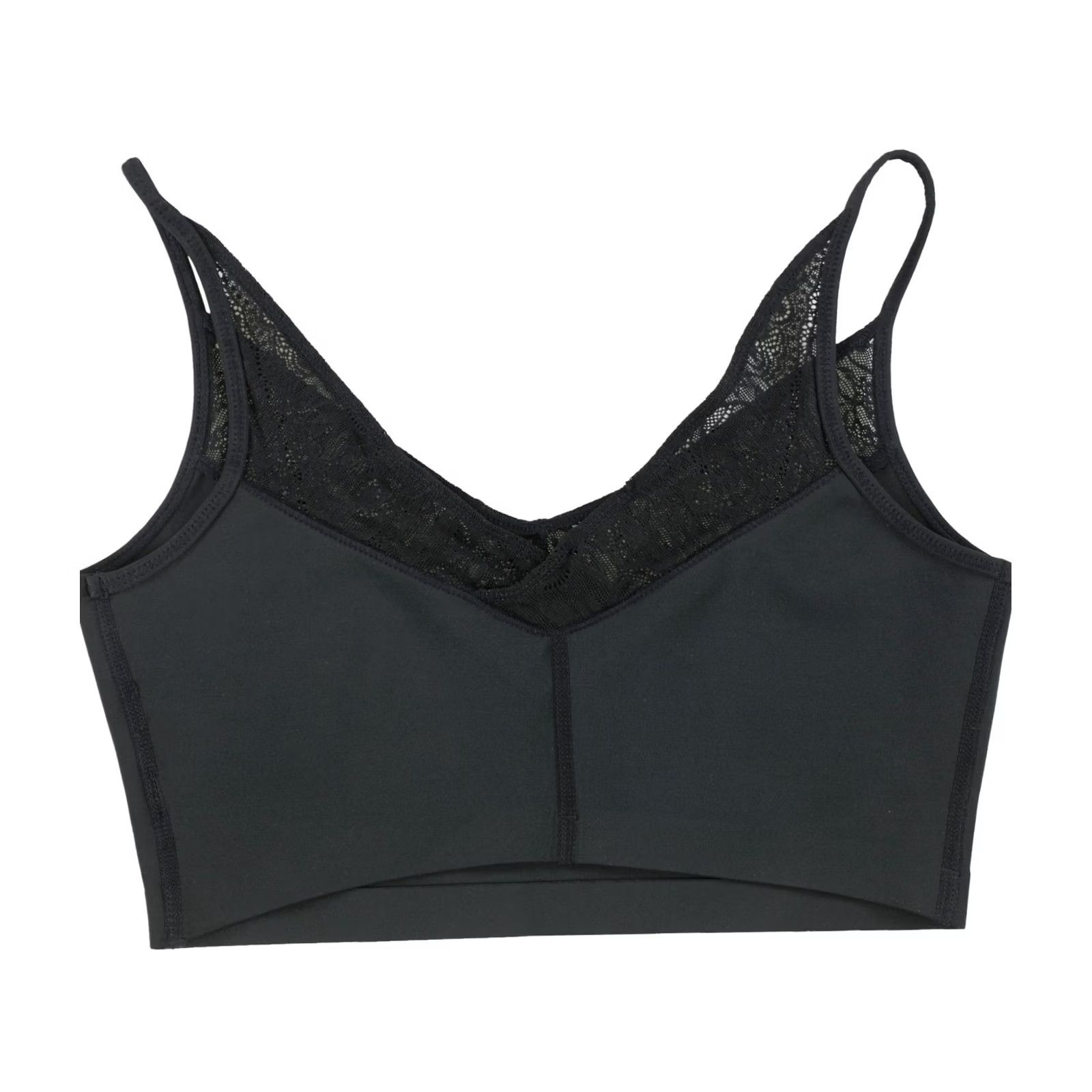 KIKI DE MONTPARNASSE KIKI DE MONTPARNASSE Womens Lace Sports Bra Black S Size S / US 4 / IT 40 - 2 Thumbnail