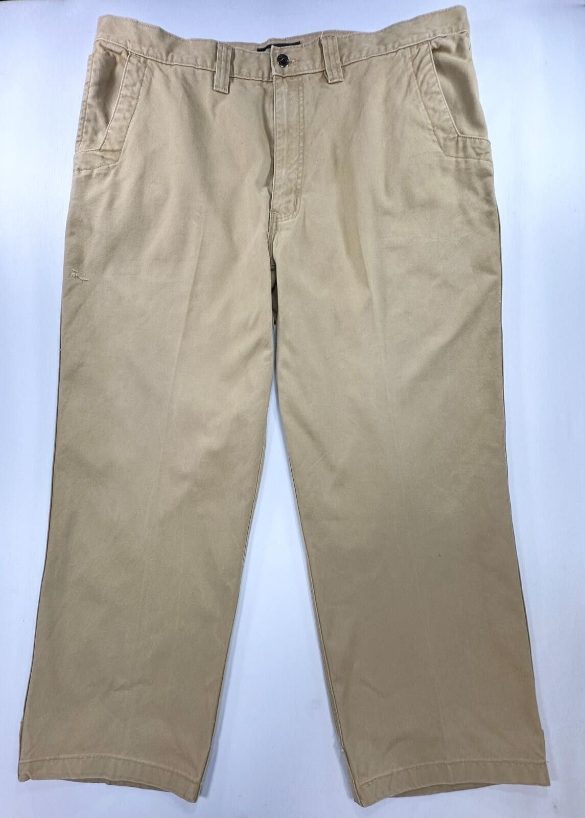 Mountain Khakis Army Duck Canvas Chinos Brown Mens 40/28