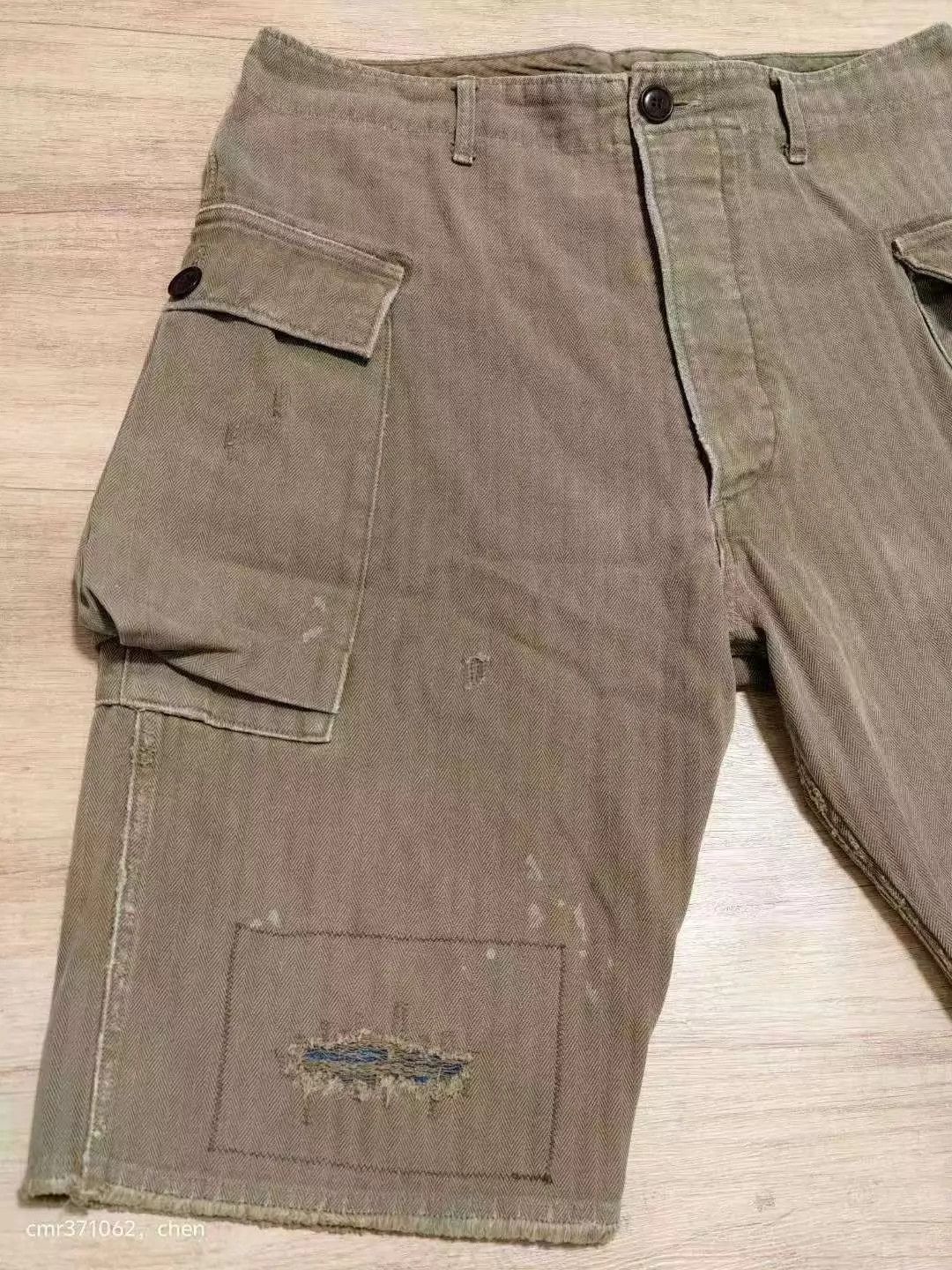 Visvim visvim 19aw vets shorts crash khaki 2 95 distressed splatter Size US 32 / EU 48 - 2 Thumbnail