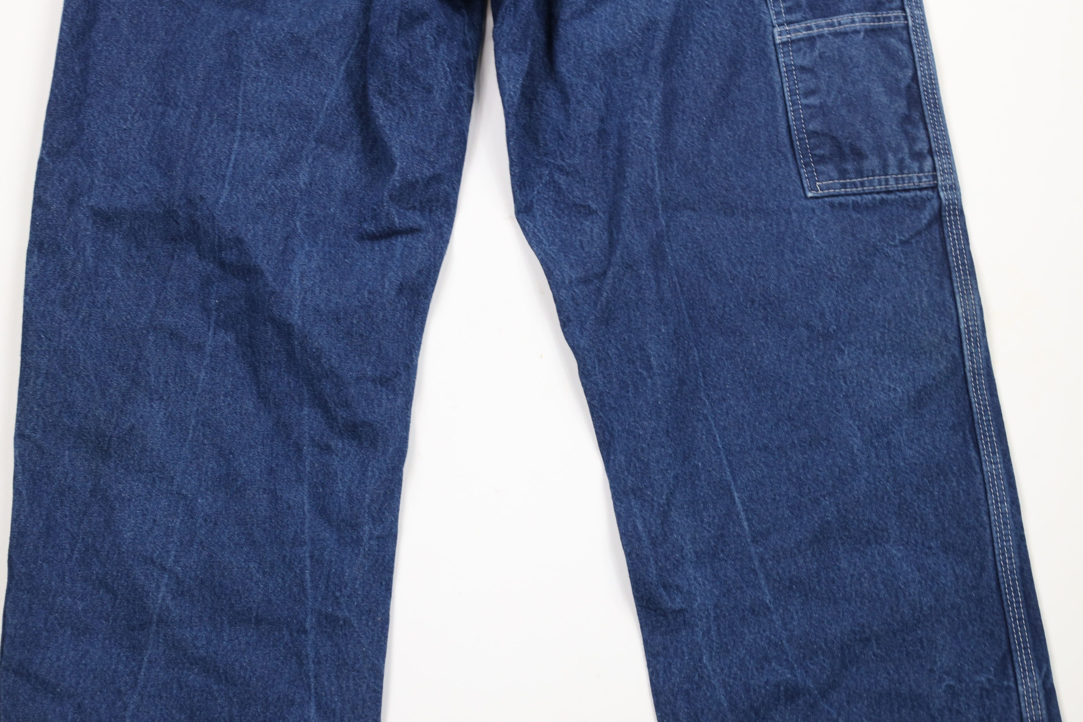 Dickies × Vintage Vintage Y2K Dickies Wide Leg Dungaree Denim Jeans Blue Size US 38 / EU 54 - 12 Thumbnail