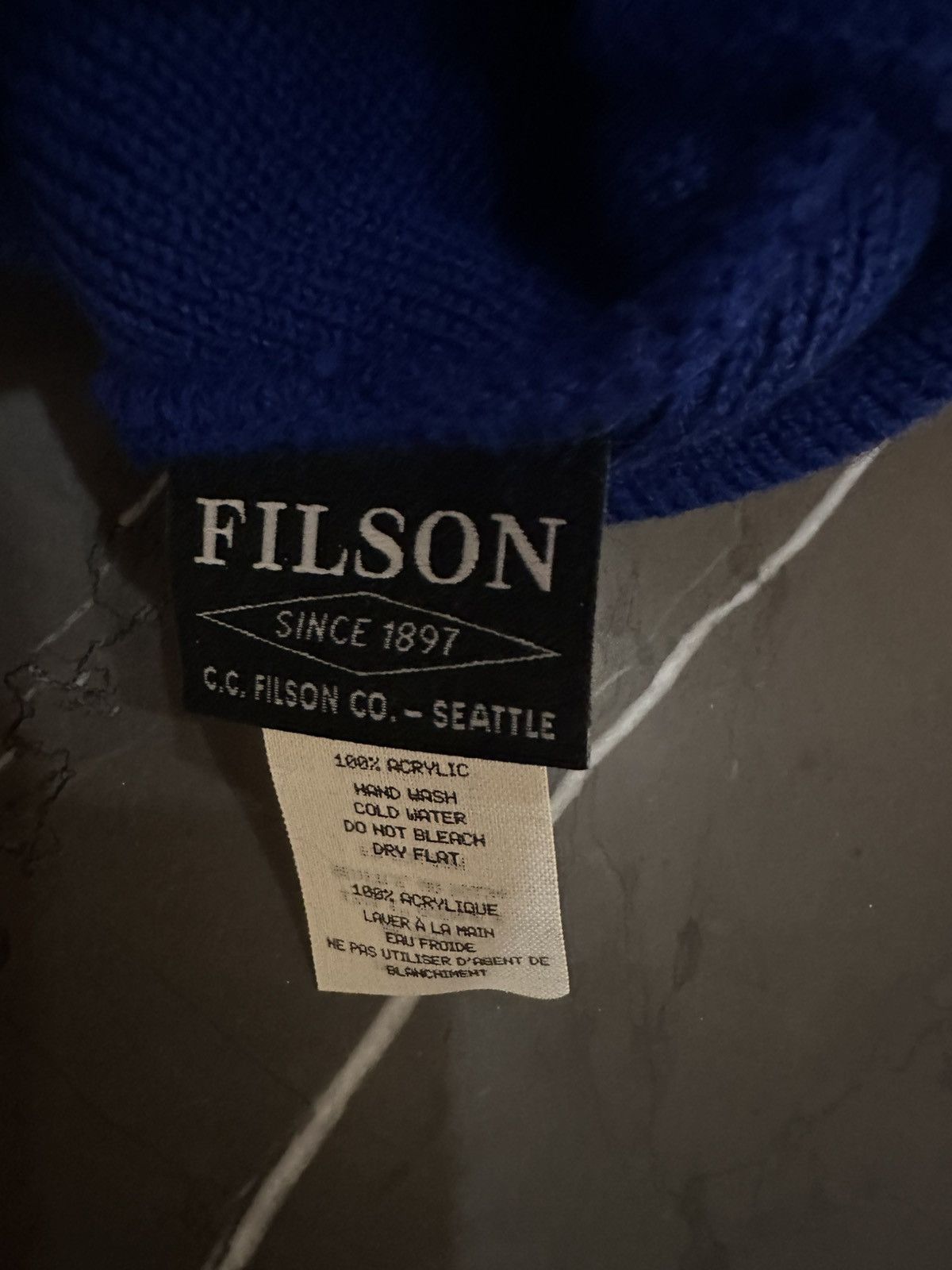 Filson Filson Watch Cap Blue Size ONE SIZE - 3 Thumbnail