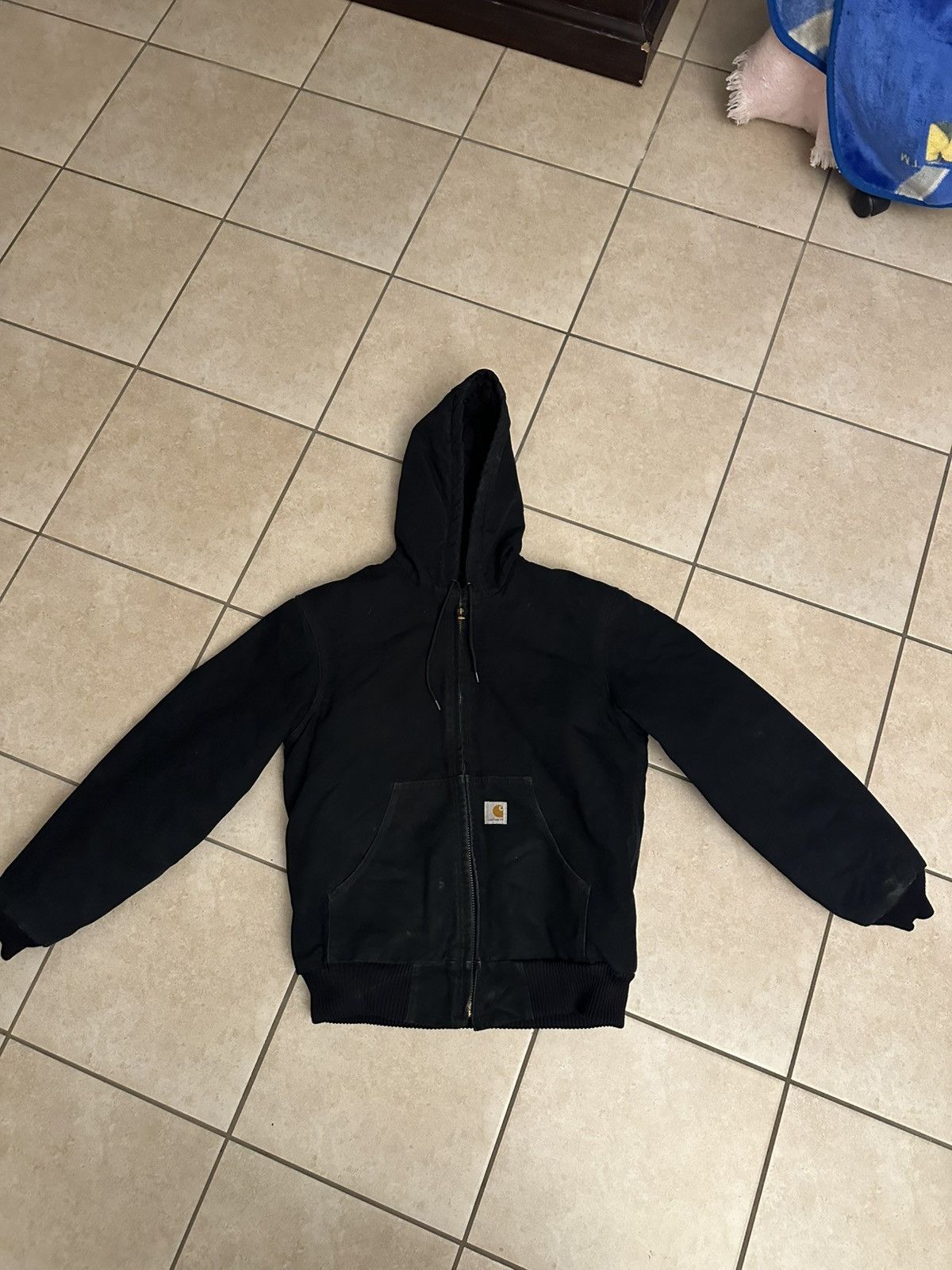 Carhartt Vintage Carhartt Made in USA Active Jacket - Black - Small Size US S / EU 44-46 / 1 - 1 Thumbnail