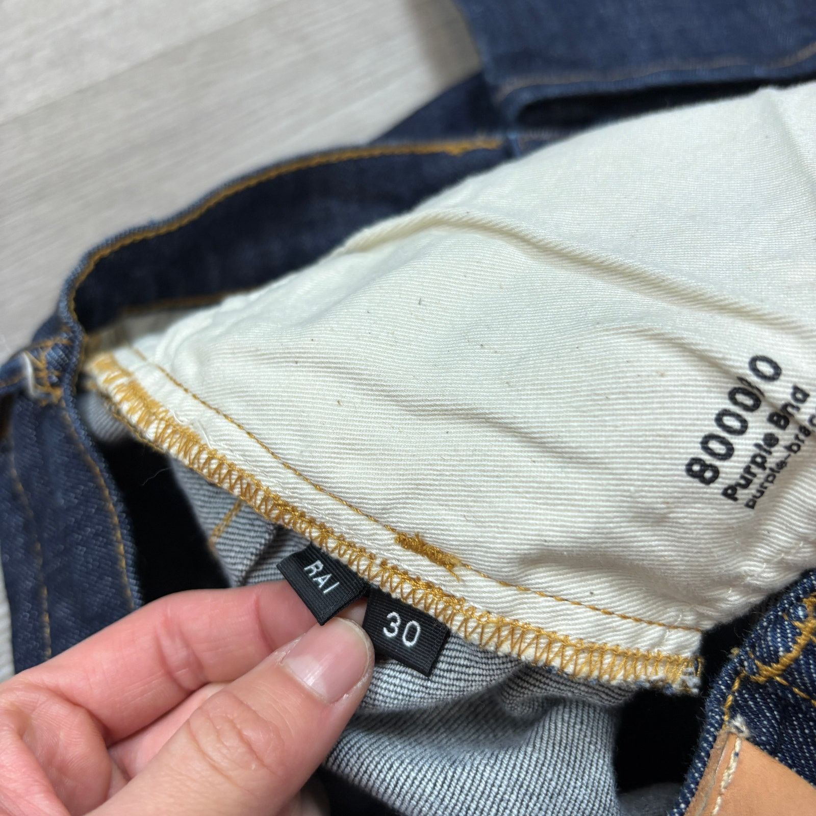 Purple × Purple Brand Purple Brand P001 Low Rise Skinny Denim Jeans Men's 30x31 Size US 30 / EU 46 - 11 Thumbnail
