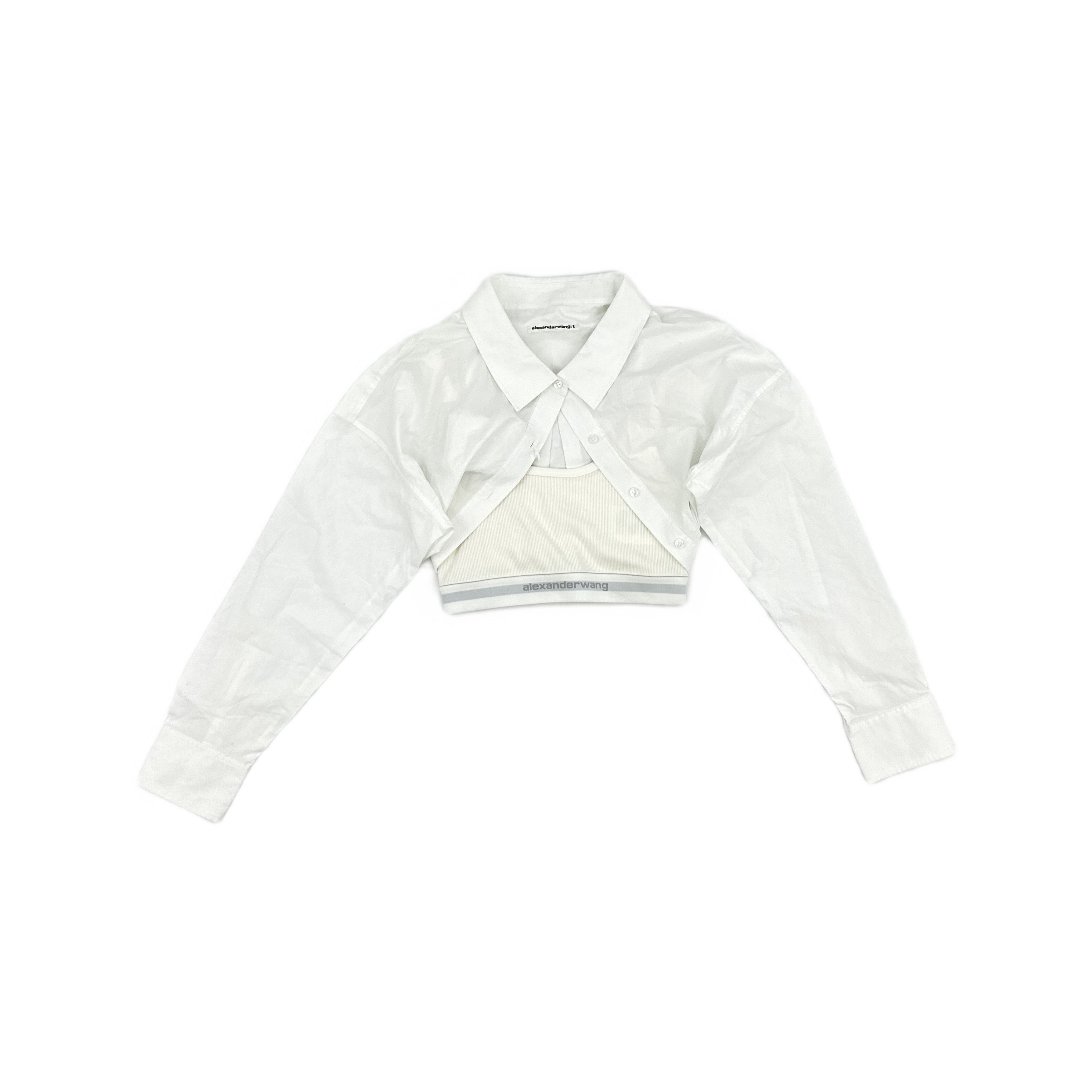 Alexander Wang Alexander Wang Tucked Shirt Bolero Size S Size S / US 4 / IT 40 - 1 Thumbnail