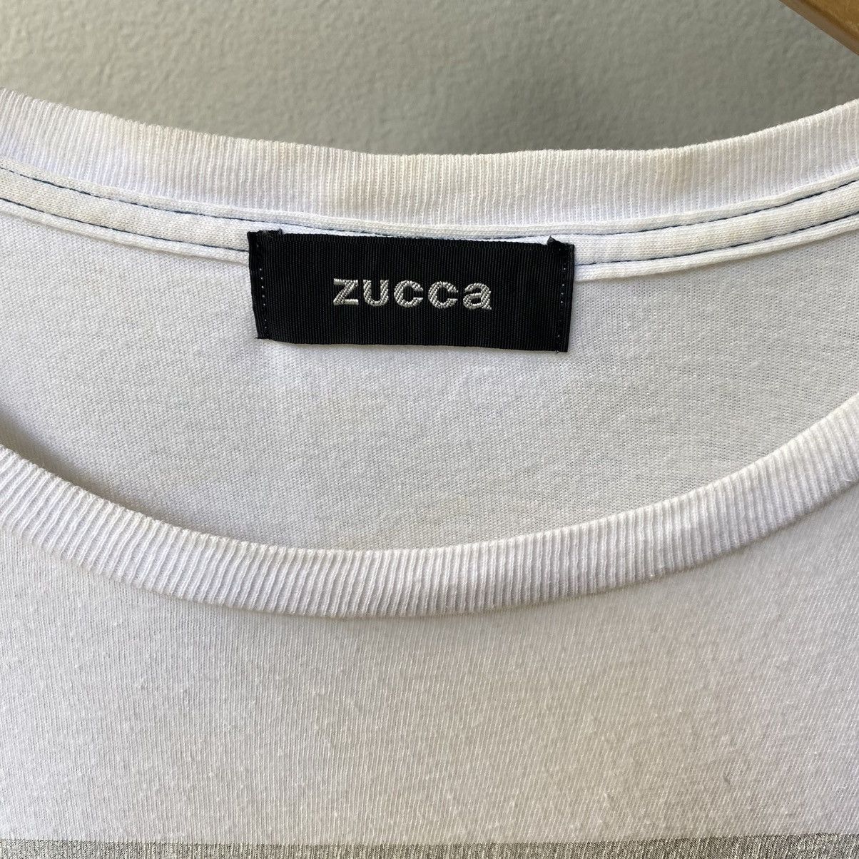 Zucca ZUCCA White Graphic Print T-Shirt Size US M / EU 48-50 / 2 - 4 Thumbnail