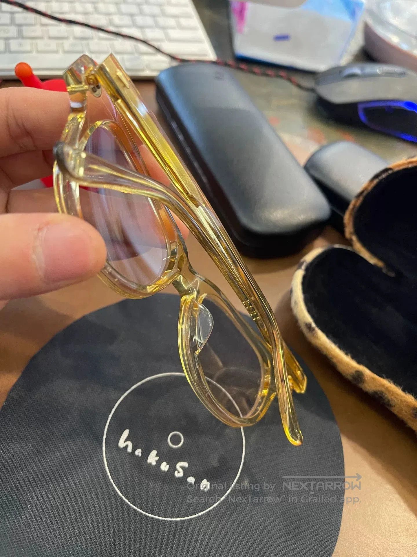 Hakusan Megane Baishan Hank 1975 Eyeglasses. Size ONE SIZE - 2 Thumbnail
