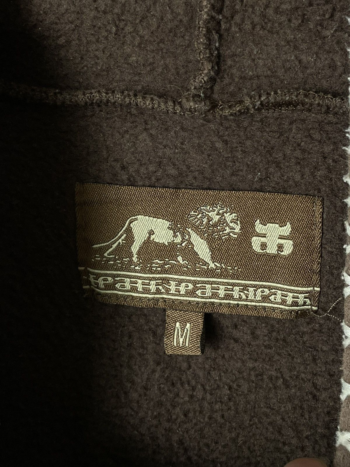 Hypebeast Vintage 90s Path Logo Hoodie Brown Colour Size M Size US M / EU 48-50 / 2 - 8 Thumbnail