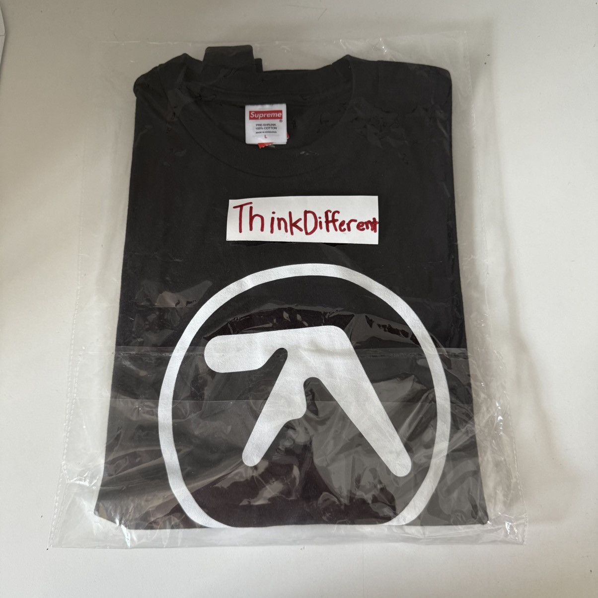 Supreme Aphex Twin Ambient Works Tee Black Spring 25