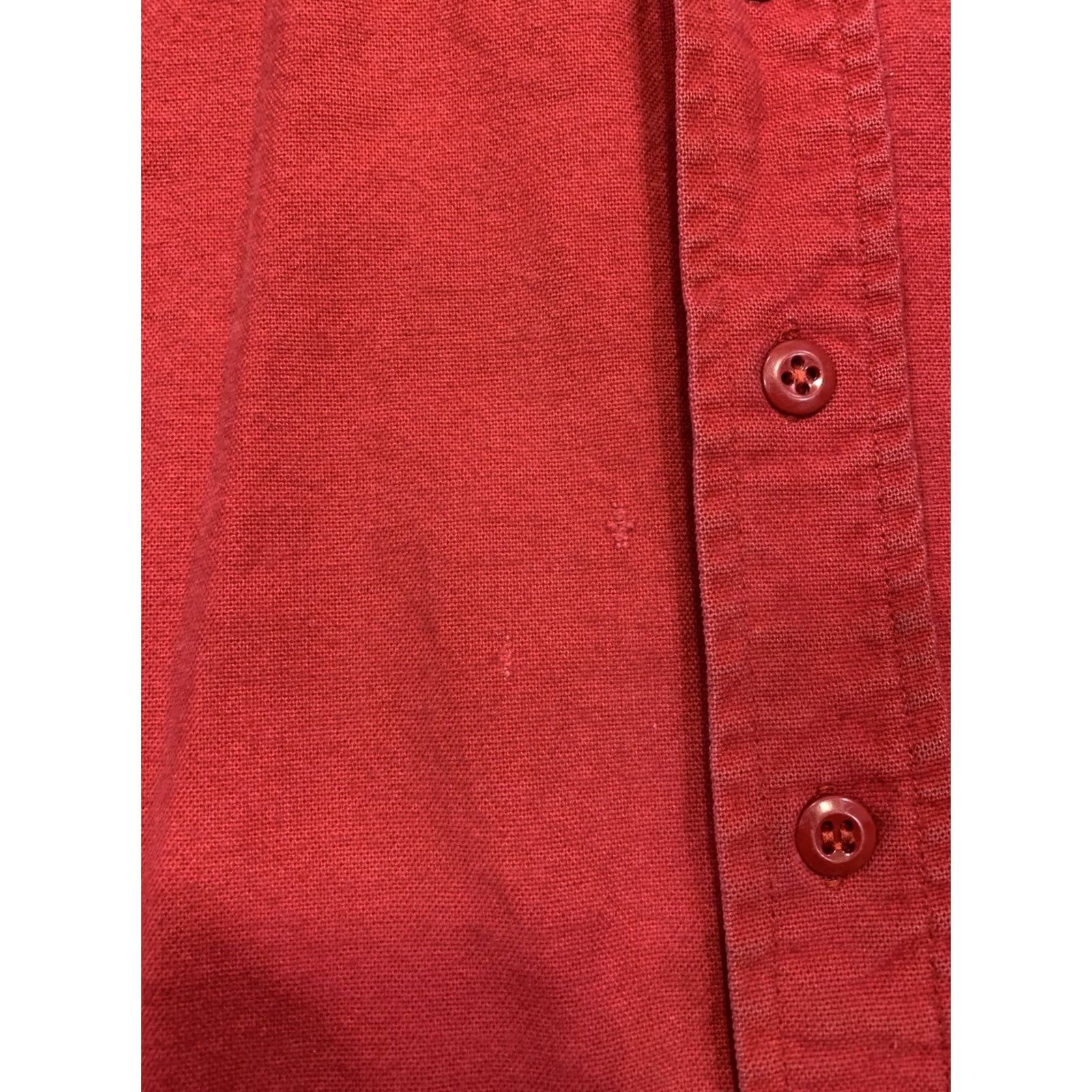 Vintage VINTAGE Woolrich Shirt Men XL Button-Up Red Long Sleeve Canvas Outdoorwear 90s Grunge Casual Workwear Size US XL / EU 56 / 4 - 7 Thumbnail