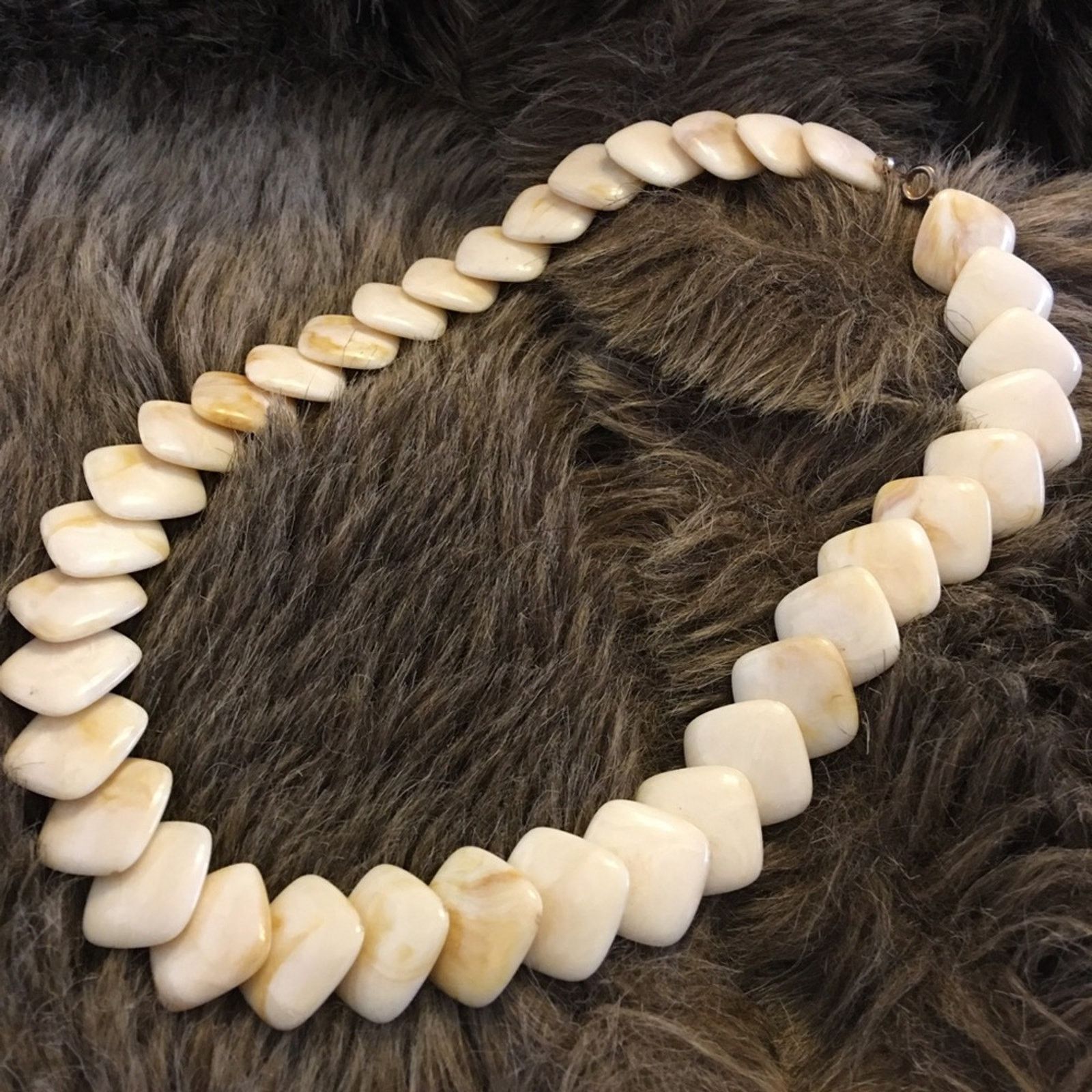 Vintage Vintage 80s faux marble disc choker necklace Size ONE SIZE - 7 Thumbnail