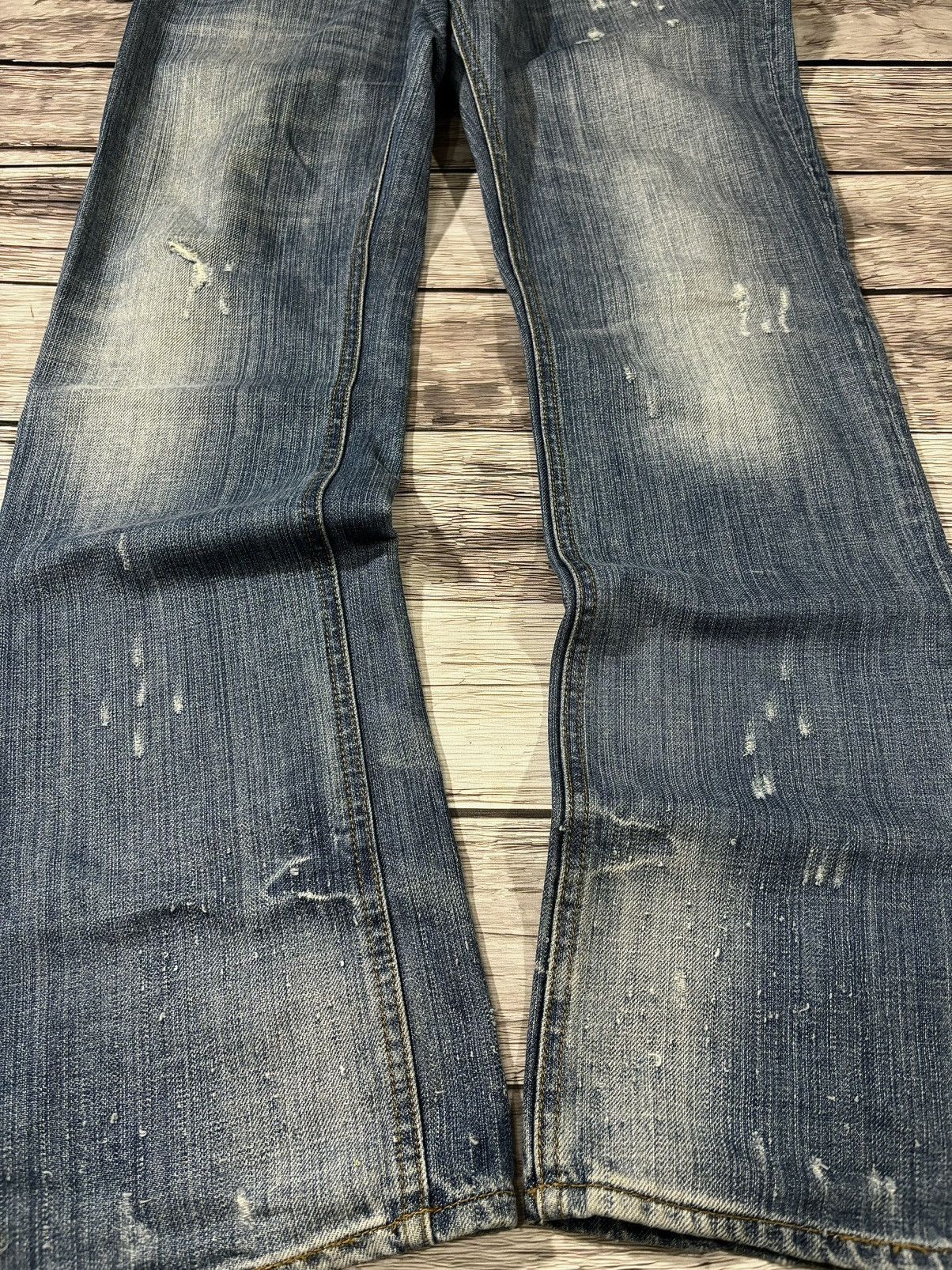 Hysteric Glamour 💥 HYSTERIC GLAMOUR BALENCIAGA STYLE JAPANESE JEANS Size US 32 / EU 48 - 4 Thumbnail